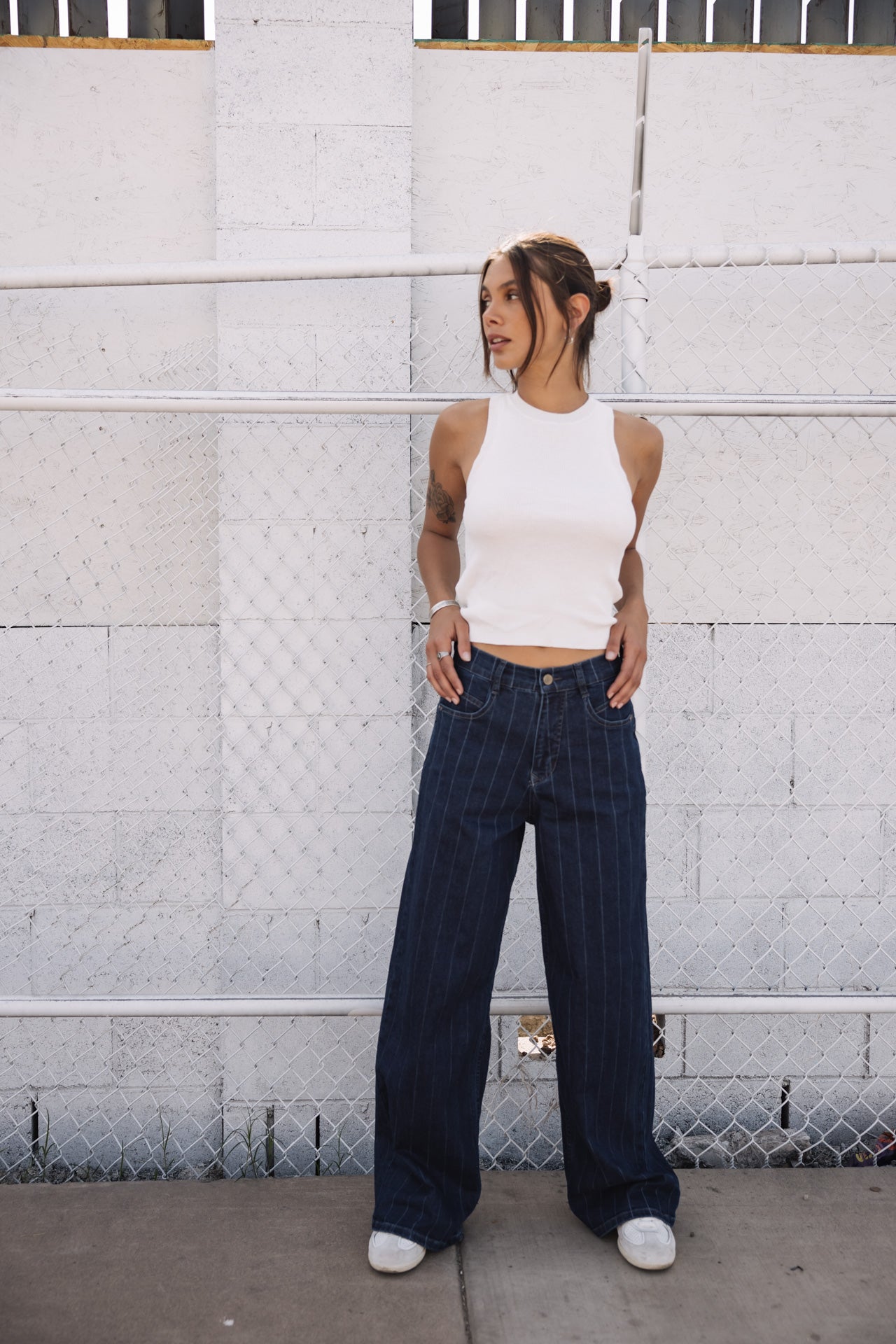 

Jeans large Femme Jane piazalli blue | Freeman T. Porter