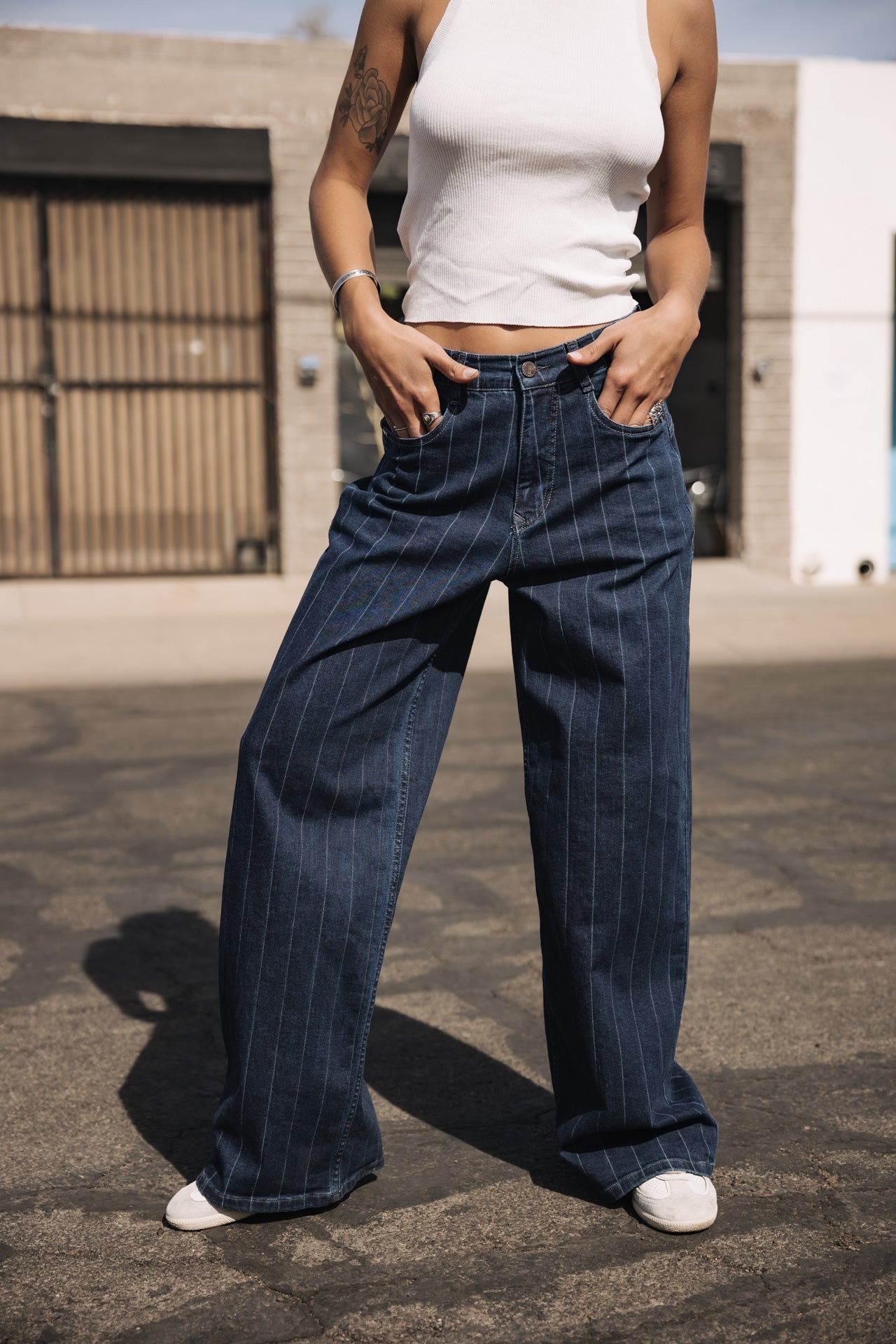 

Wide-leg jeans Woman Jane piazalli blue | Freeman T. Porter