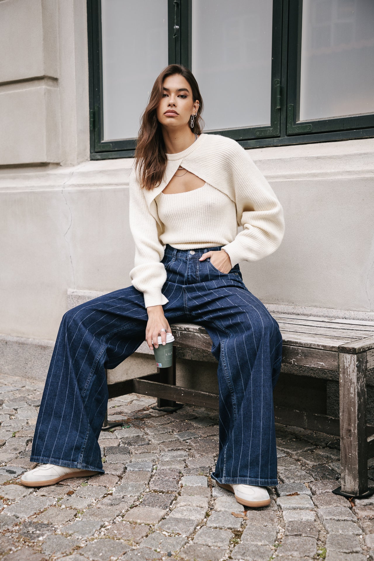 

Jeans large Femme Jane piazalli blue | Freeman T. Porter