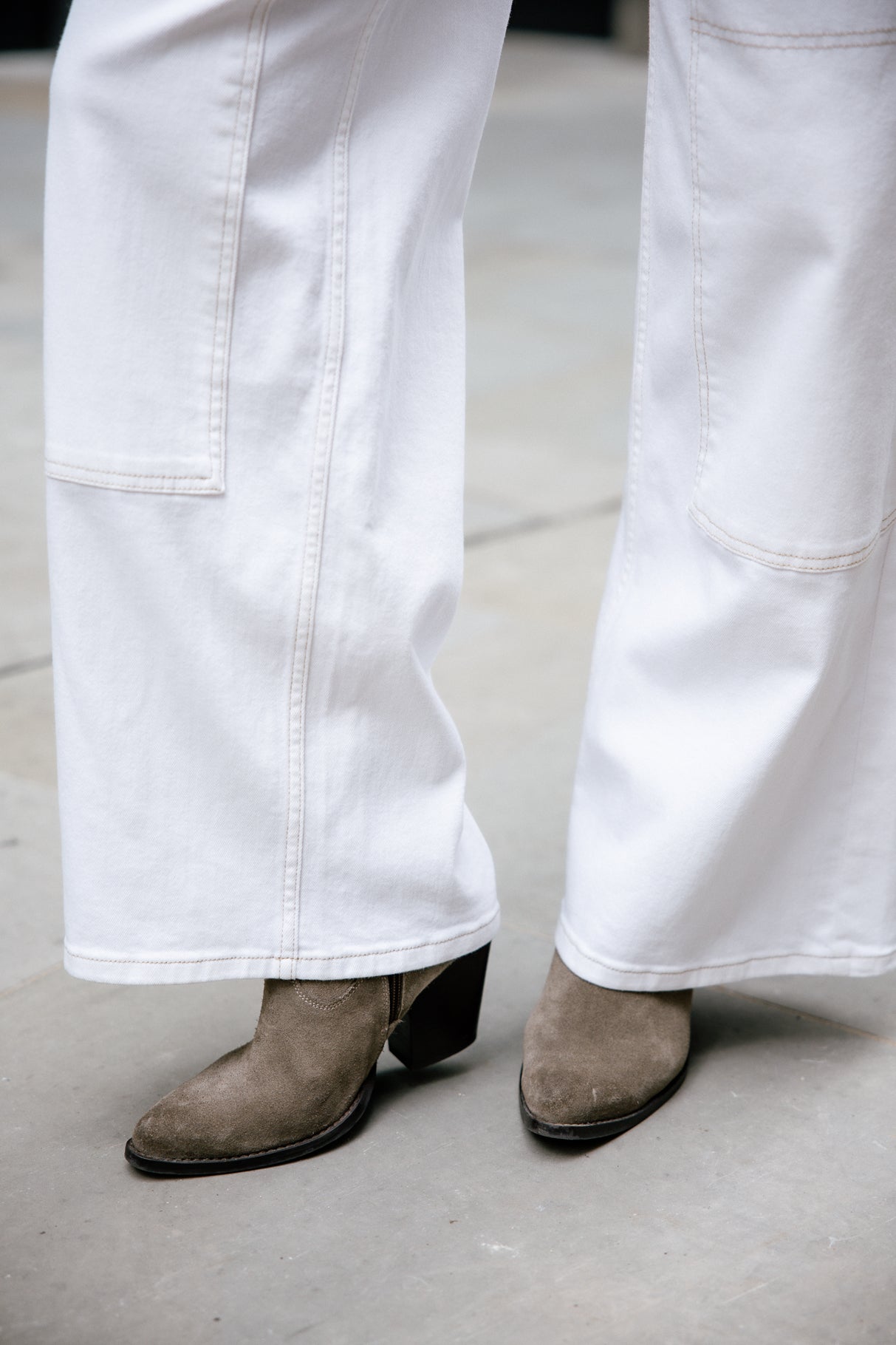 

Weite Hose Frau Jane Andalousia off white | Freeman T. Porter
