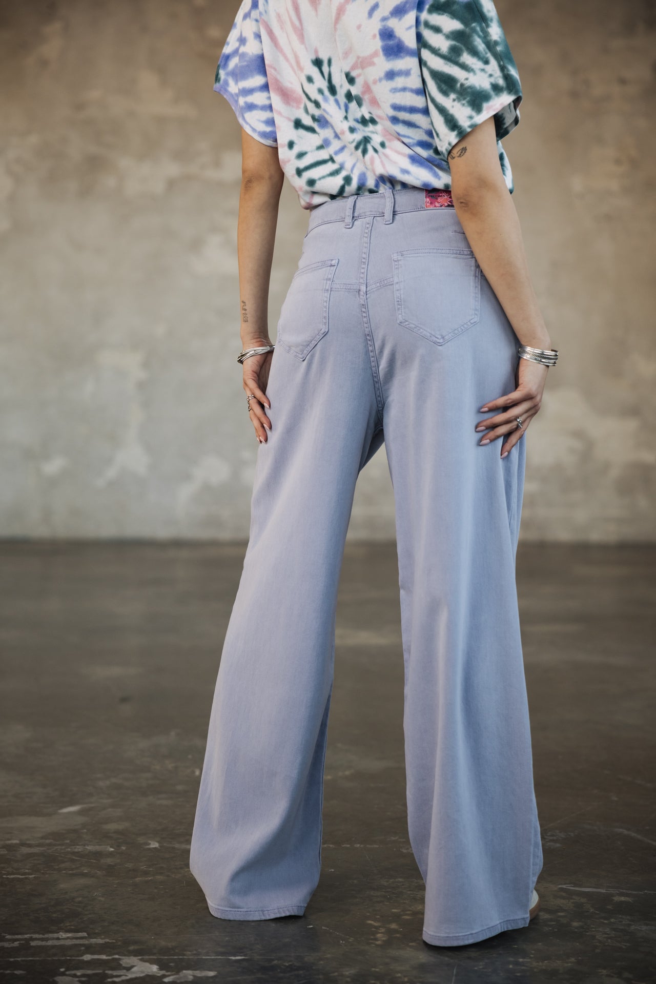 

Wide-leg pants Woman Jane Lynx sweet lavender | Freeman T. Porter