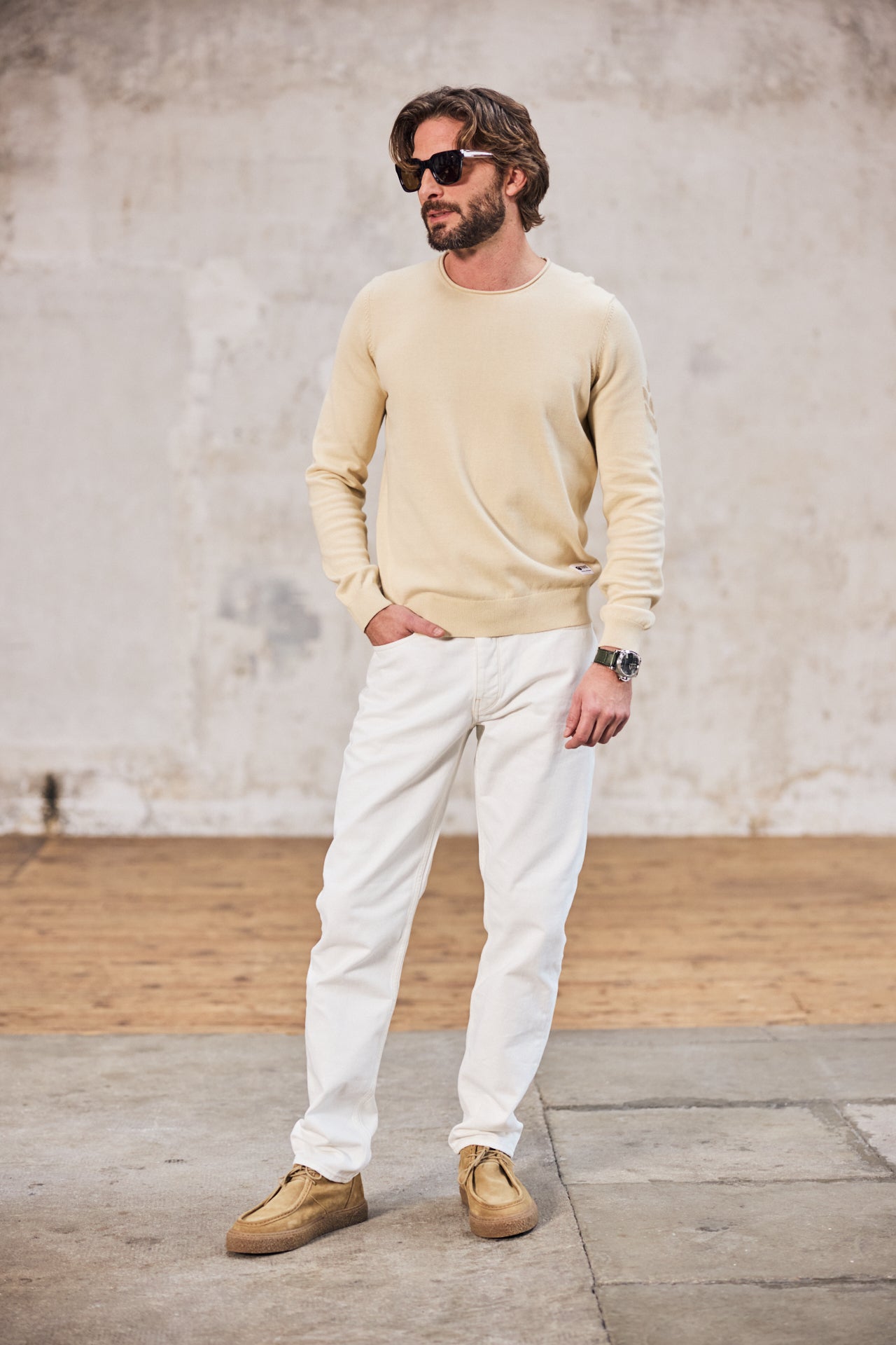 

Gerade Jeans Mann Neo Denim off white | Freeman T. Porter