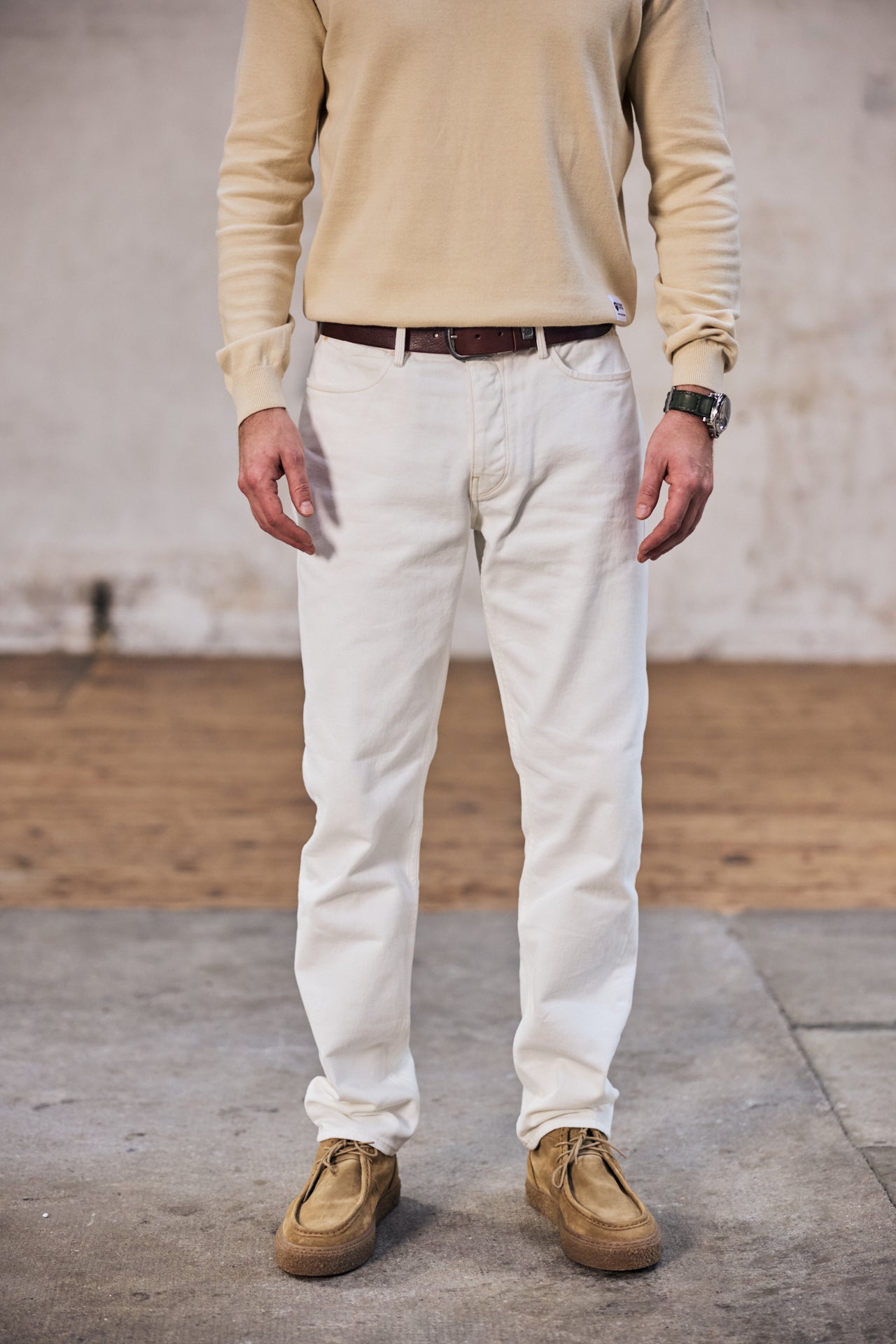 

Gerade Jeans Mann Neo off white | Freeman T. Porter