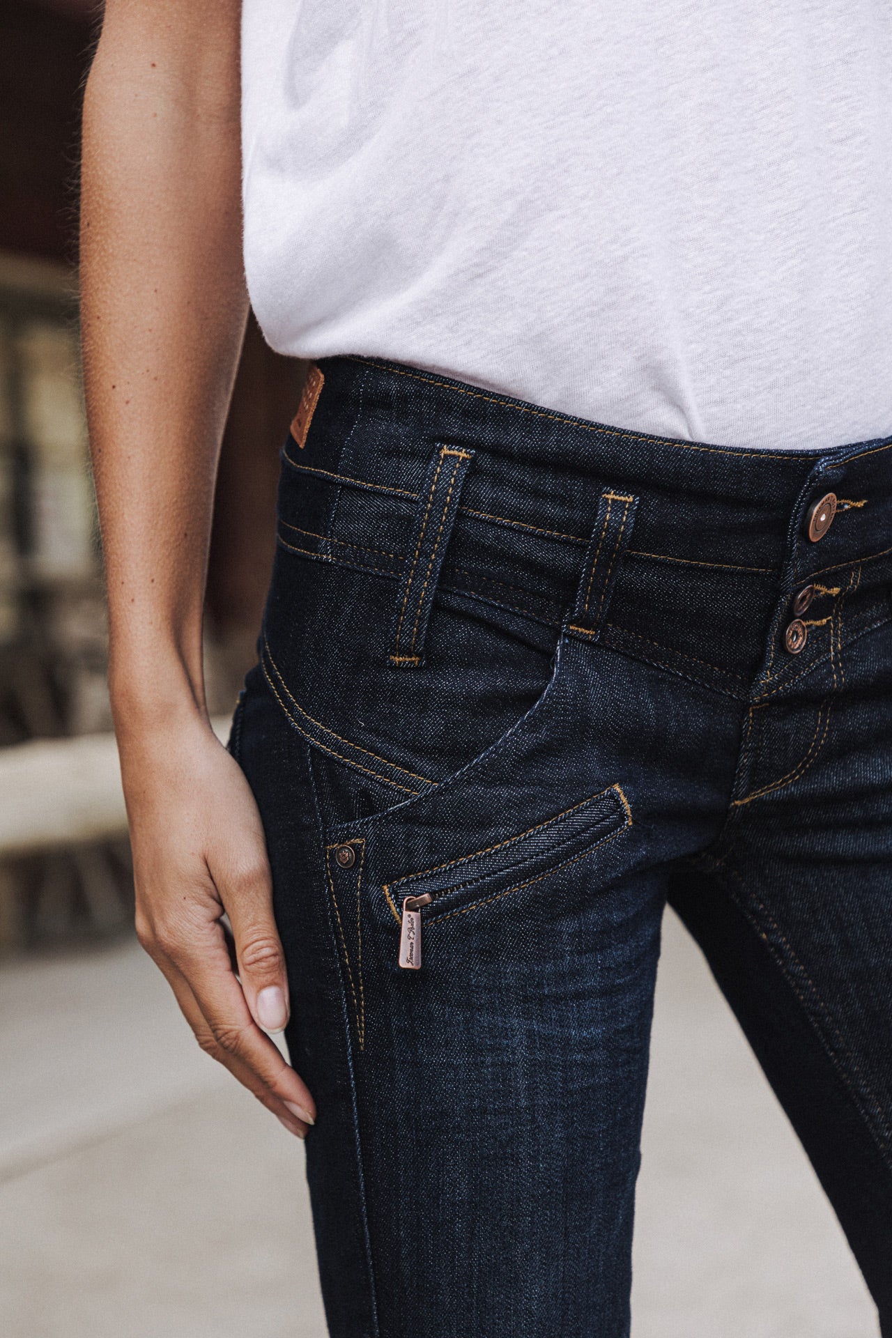 

Jeans droit Femme Amelie eclipse L32 | Freeman T. Porter