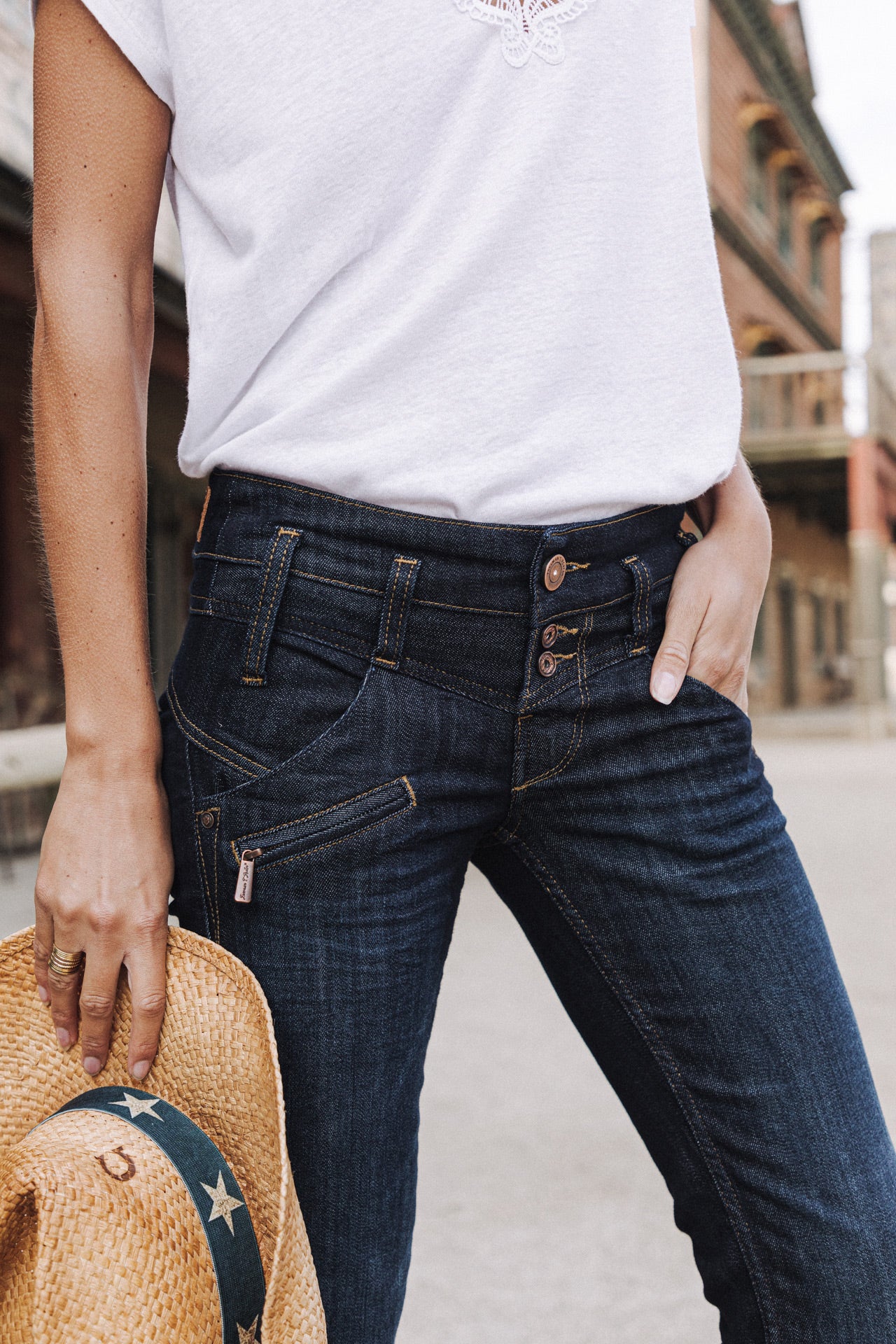 

Jeans droit Femme Amelie eclipse L32 | Freeman T. Porter