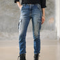 

Super slim cargo jeans Woman Aria S-SDM sicilian | Freeman T. Porter