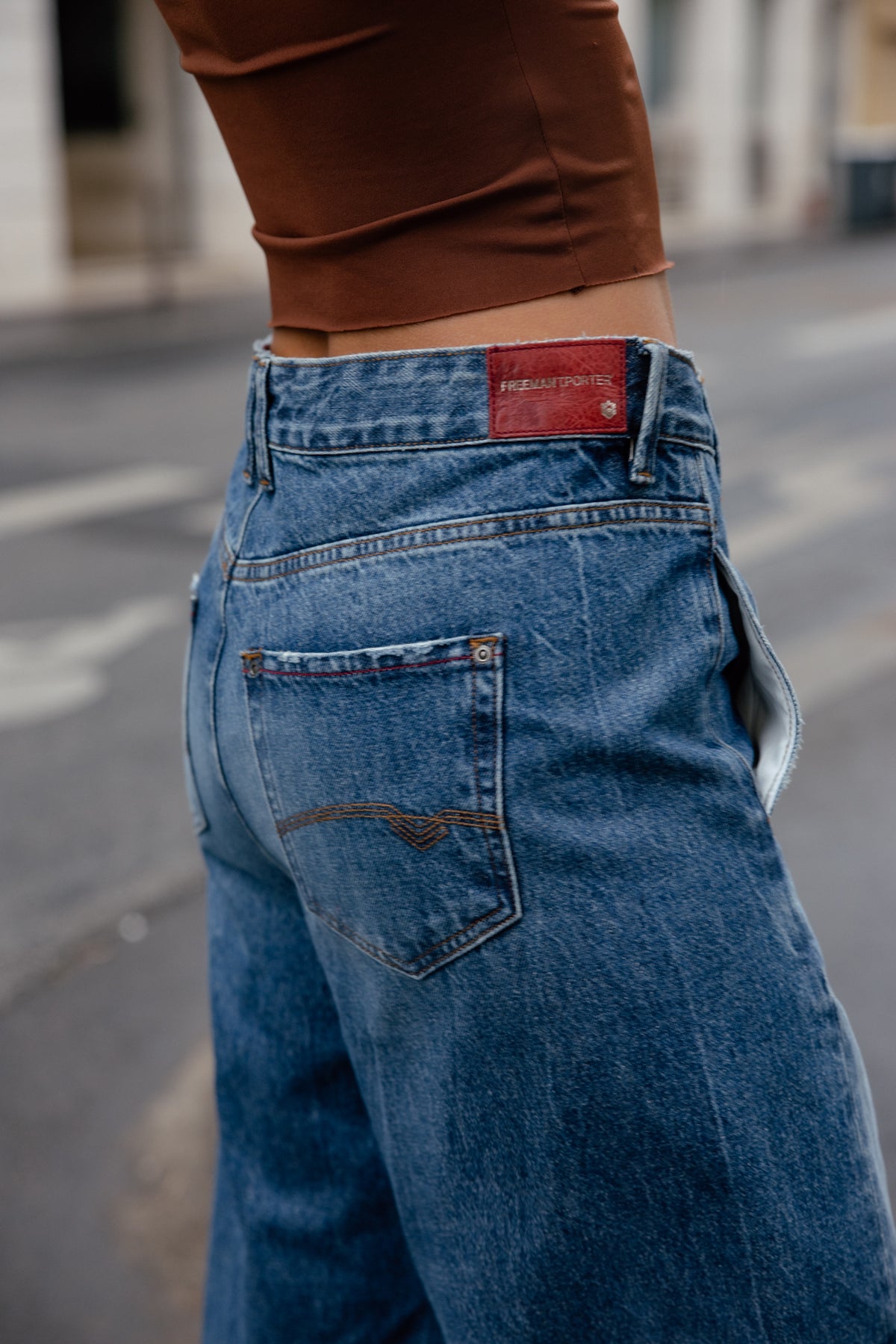 

Jeans barrel 7/8 Mujer Rosalia skill | Freeman T. Porter