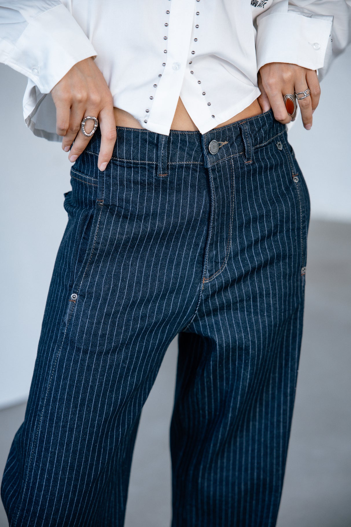 

Jeans jambes ballons Femme Rosalia best laser | Freeman T. Porter