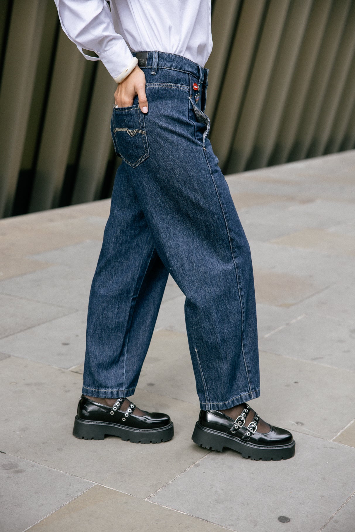 

Jeans jambes ballons Femme Rosalia Denim wonder | Freeman T. Porter