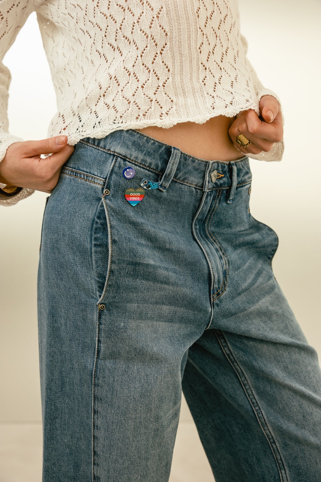 7/8 Barrel Jeans Rosalia Denim, wonder med | Freeman T. Porter