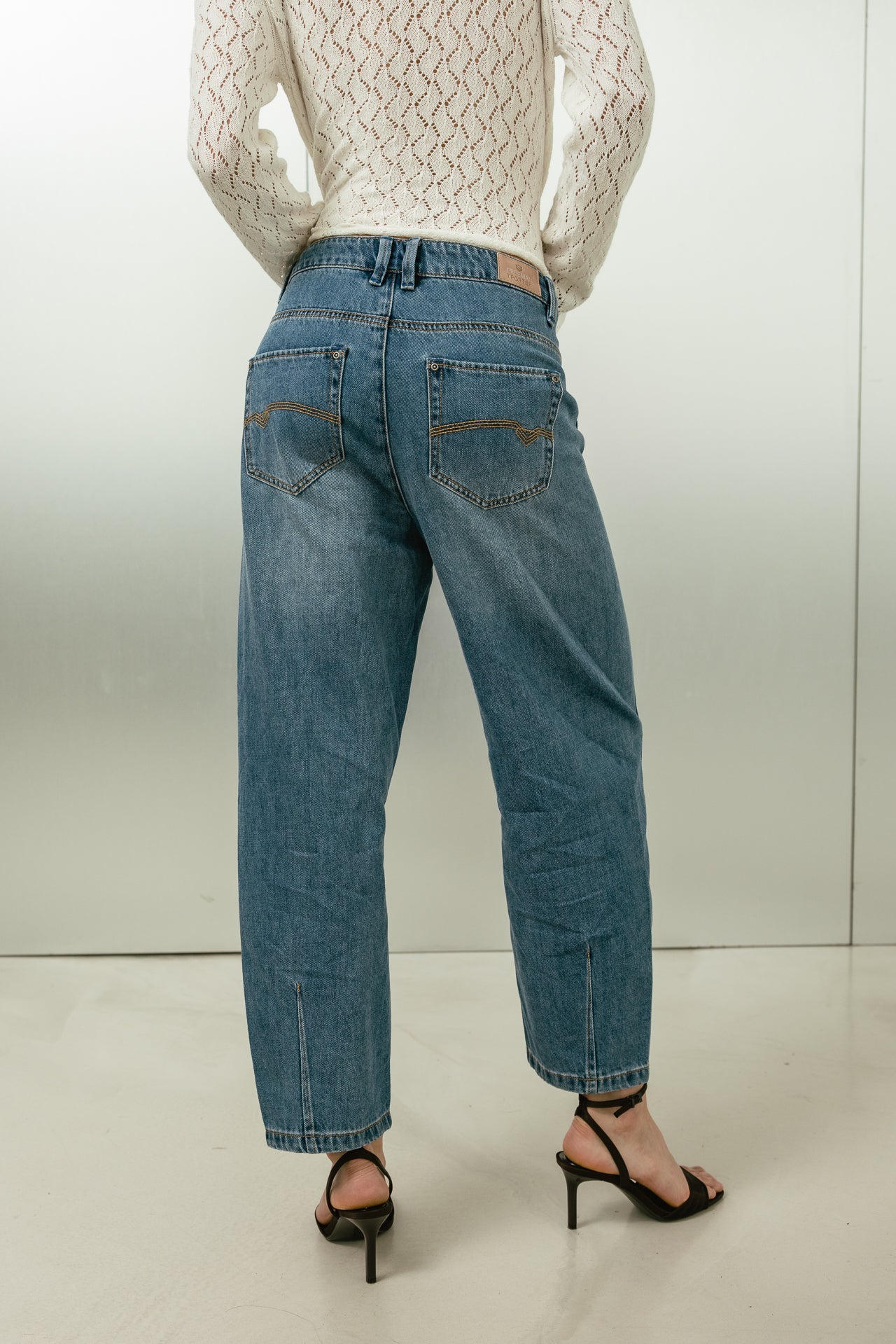 7/8 Barrel Jeans Rosalia Denim, wonder med | Freeman T. Porter