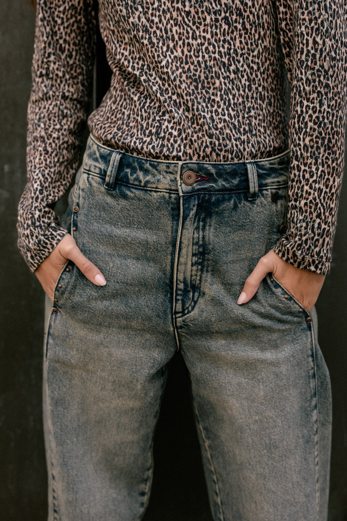 

Jeans Legs Globos Mujer Rosalia Denim western | Freeman T. Porter