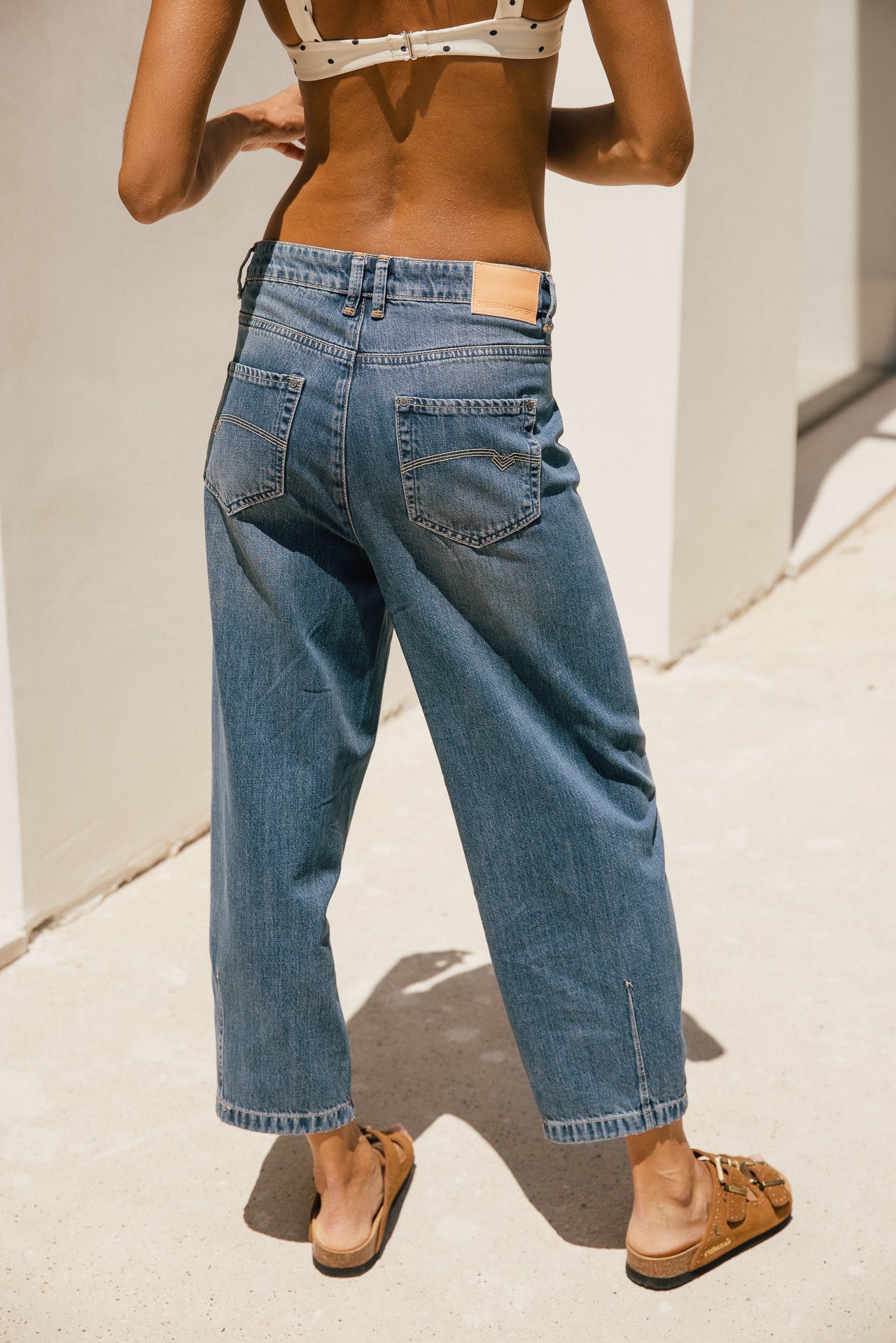 
              

Denim barrel taille haute Femme Rosalia molove med | Freeman T. Porter
            