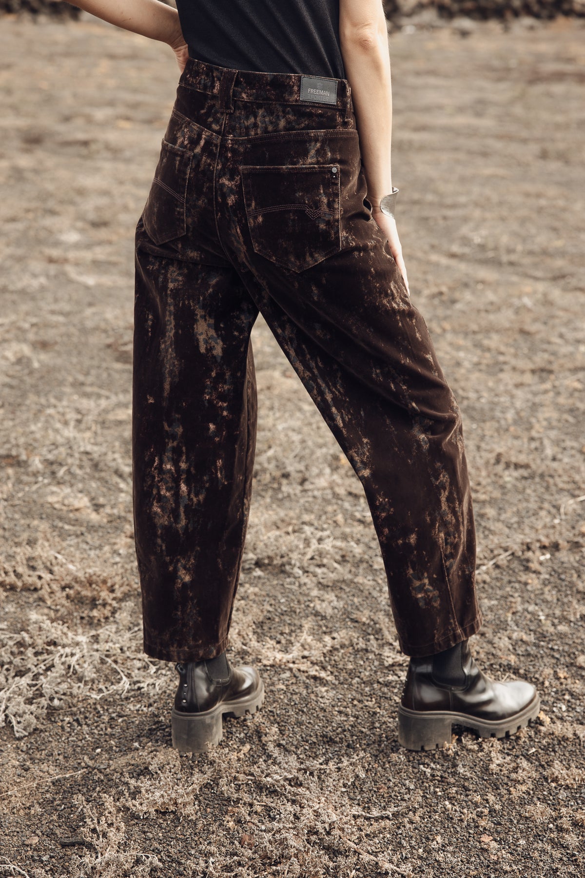 

7/8 Barrel-Hose Damen Rosalia Craps chocolate torte | Freeman T. Porter