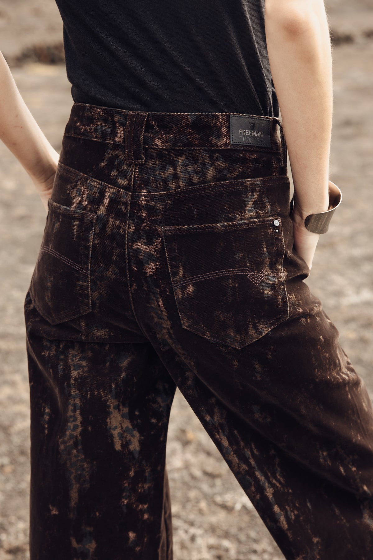 

7/8 Barrel-Hose Damen Rosalia Craps chocolate torte | Freeman T. Porter