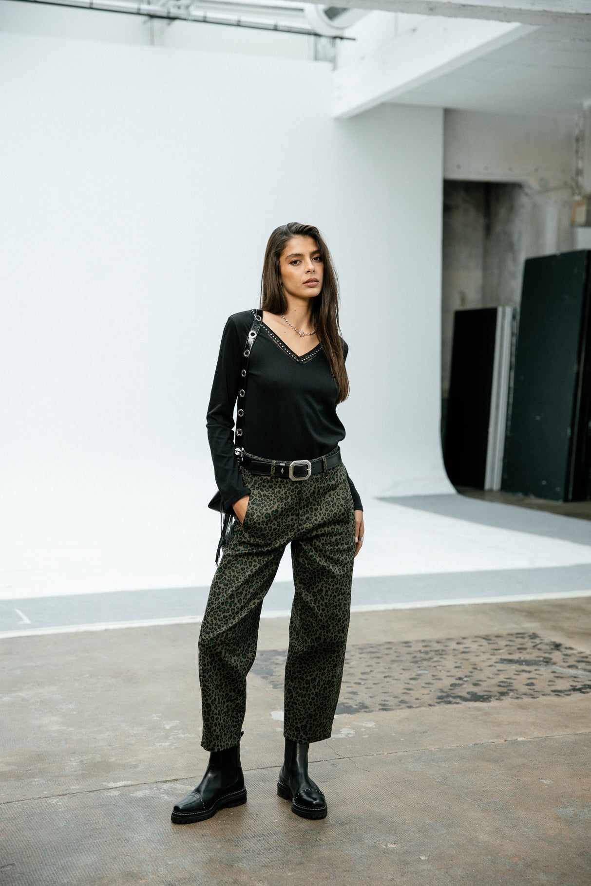 
              

Pantalon jambes ballons Mujer Rosalia Fawn original | Freeman T. Porter
            