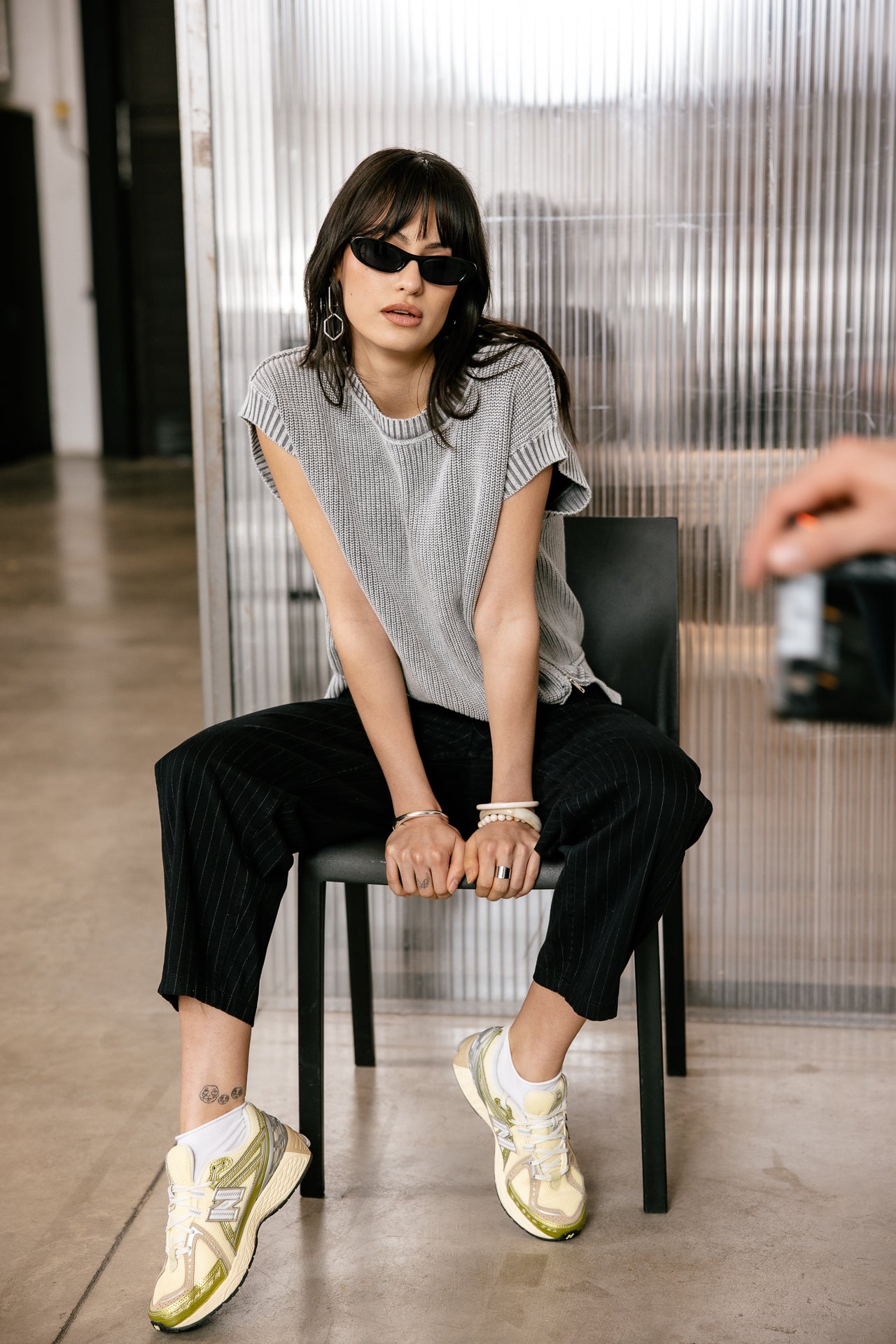 

Pantalón barrel 7/8 Mujer Rosalia Kult black | Freeman T. Porter