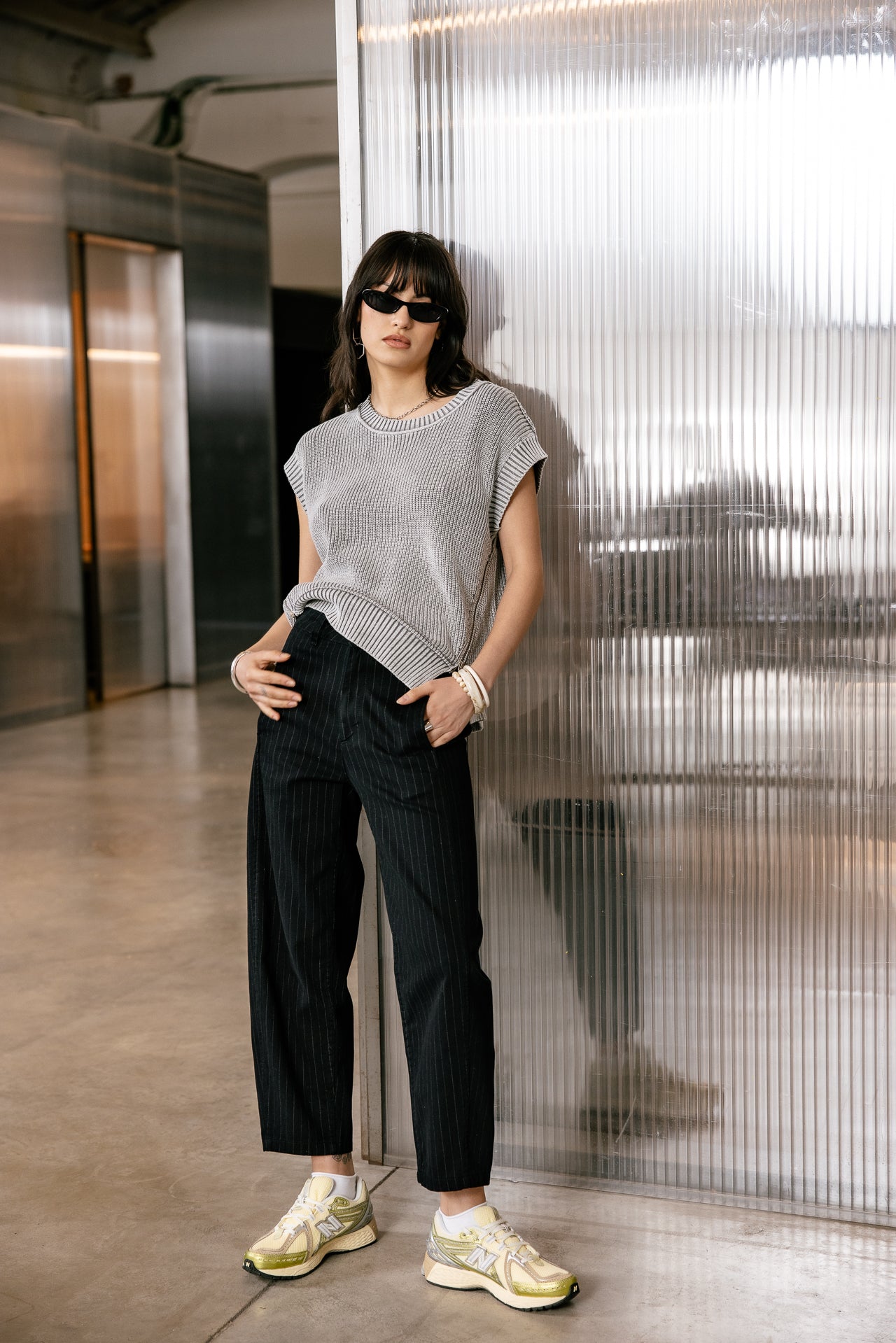 

Pantalón barrel 7/8 Mujer Rosalia Kult black | Freeman T. Porter