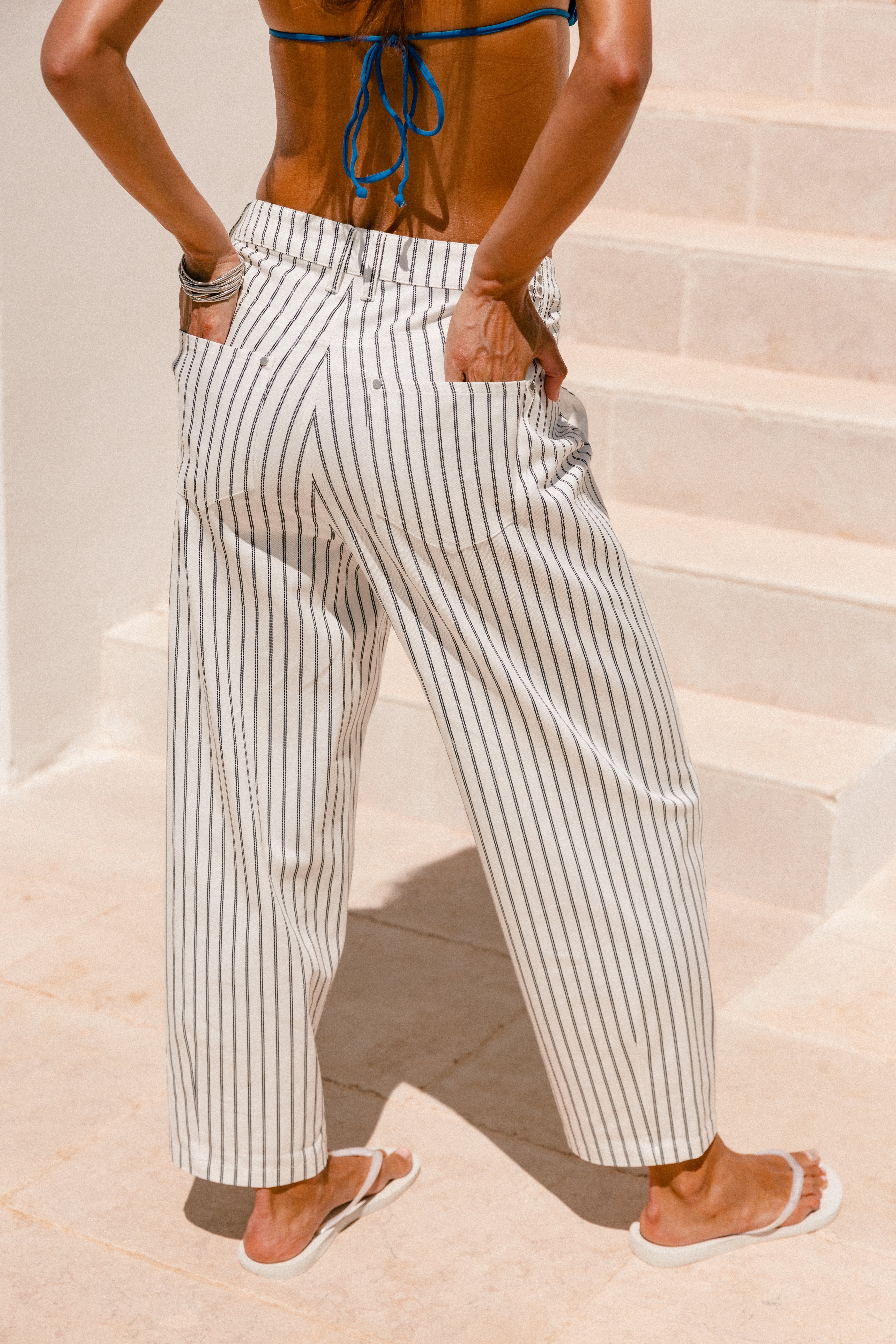 

Barrel trousers 7/8 Women Rosalia Miyu off white | Freeman T. Porter