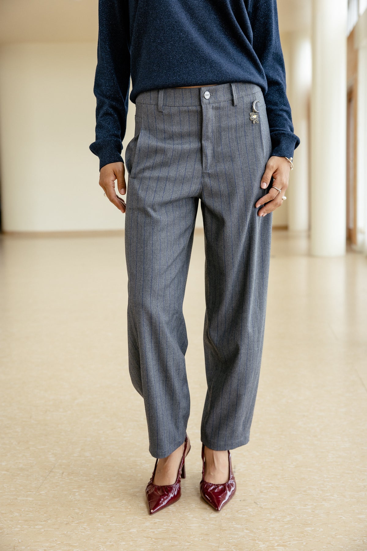  
            

Pantalon barrel 7/8 Femme Rosalia Lamorozo moon rock | Freeman T. Porter
          