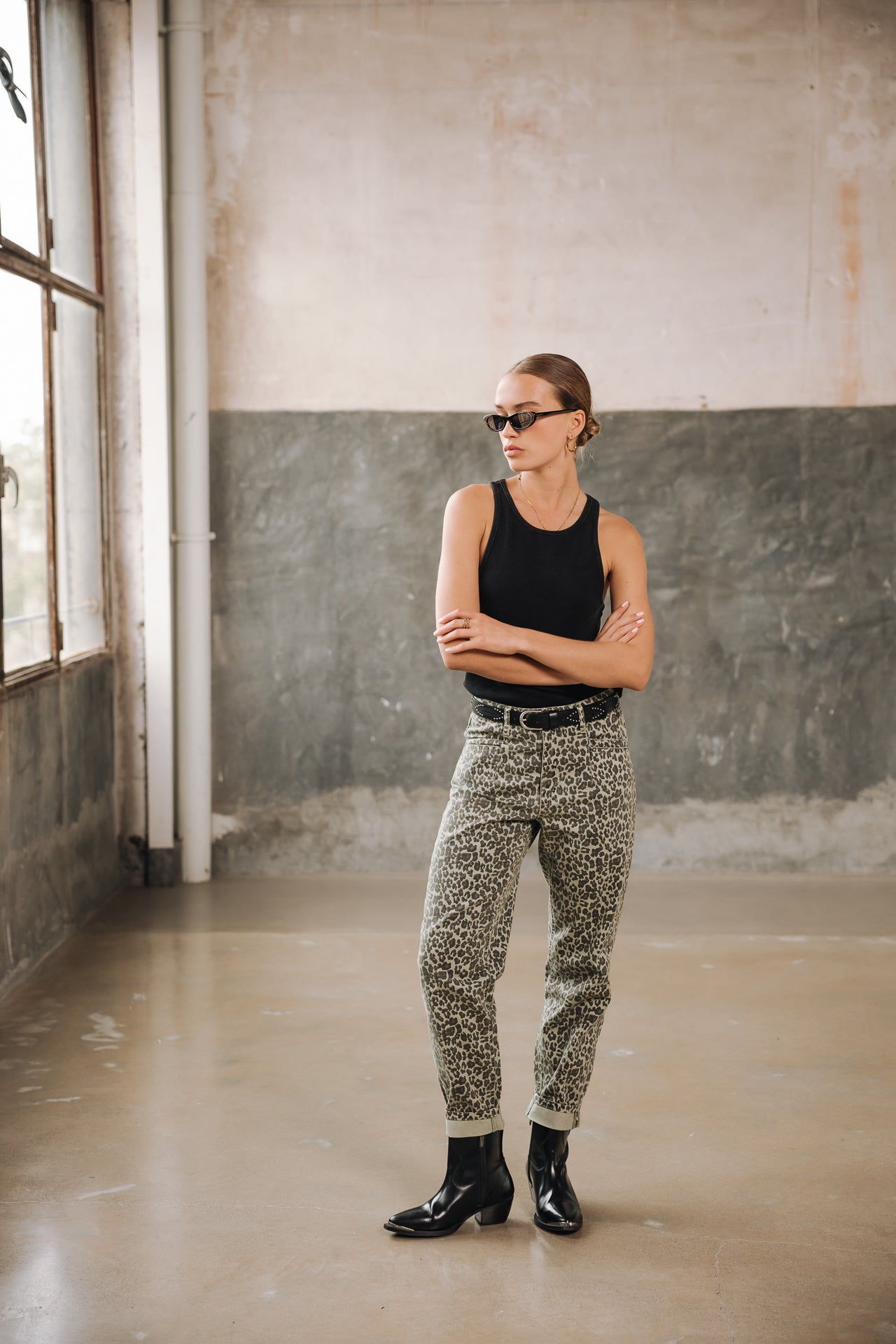 

Boyfriend pants Woman Selly Jilin RTD desert sage | Freeman T. Porter