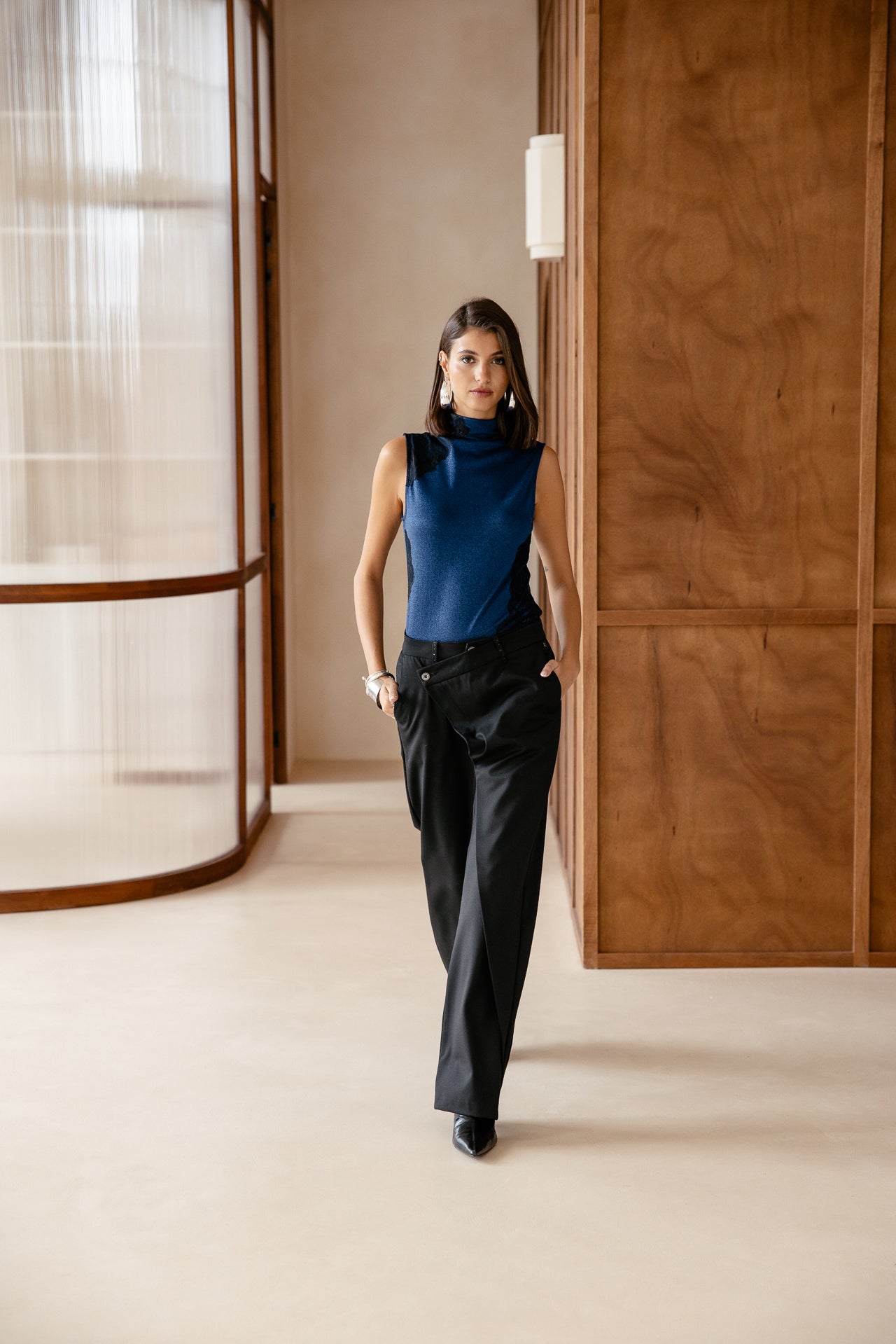 

Wikkelbroek Dames Cassie Evenos black | Freeman T. Porter