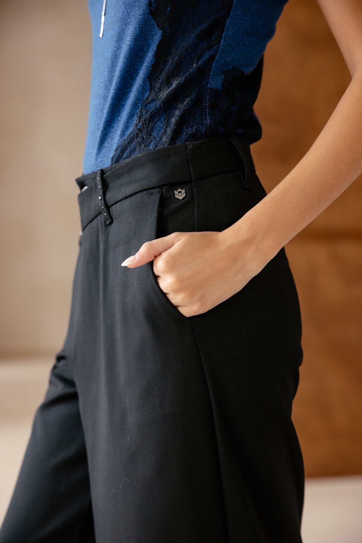

Wikkelbroek Dames Cassie Evenos black | Freeman T. Porter