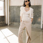 

Pantalon portefeuille Femme Cassie Grazie beige | Freeman T. Porter