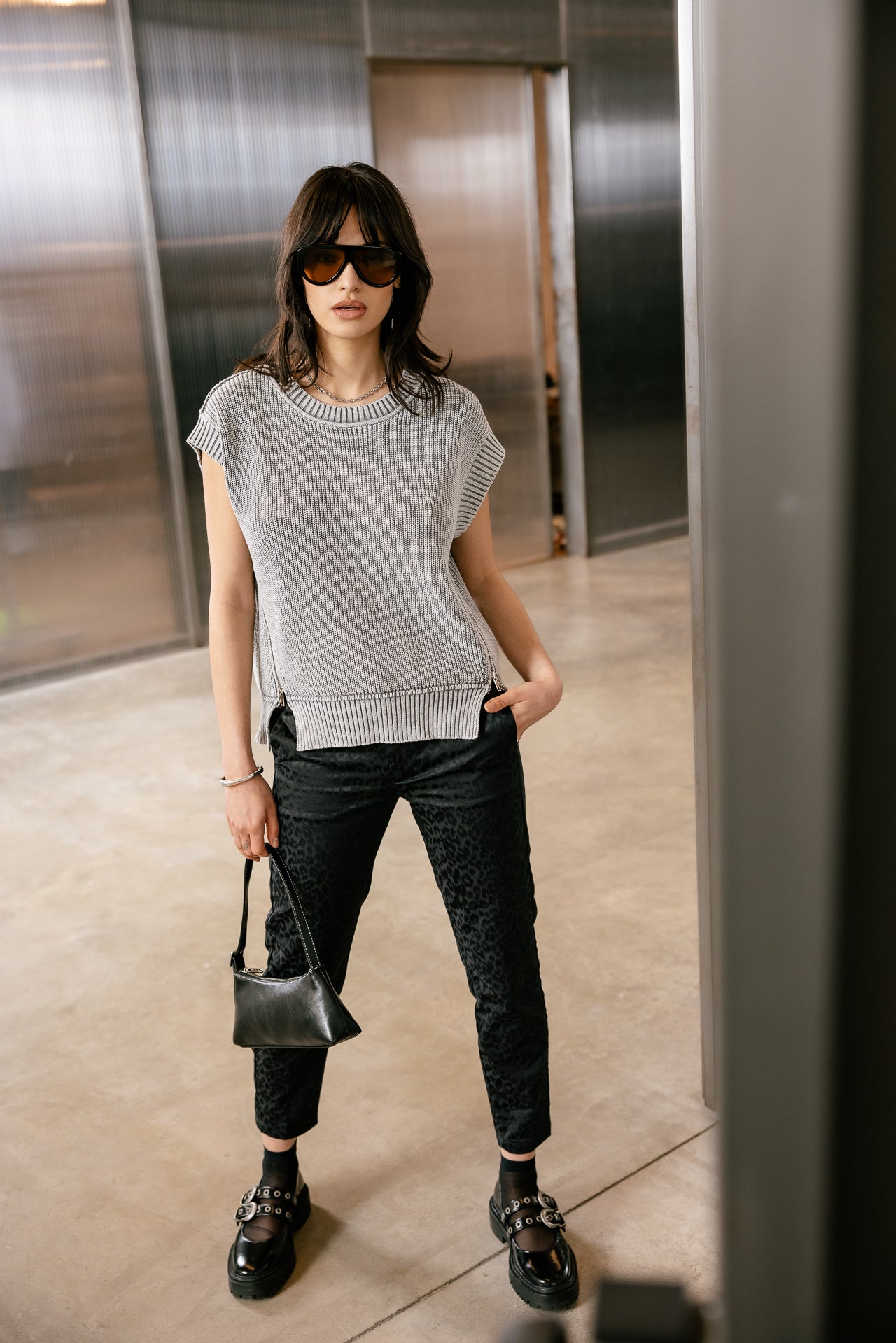 

Pantalon city slim 7/8 Femme Willow Artemis black | Freeman T. Porter