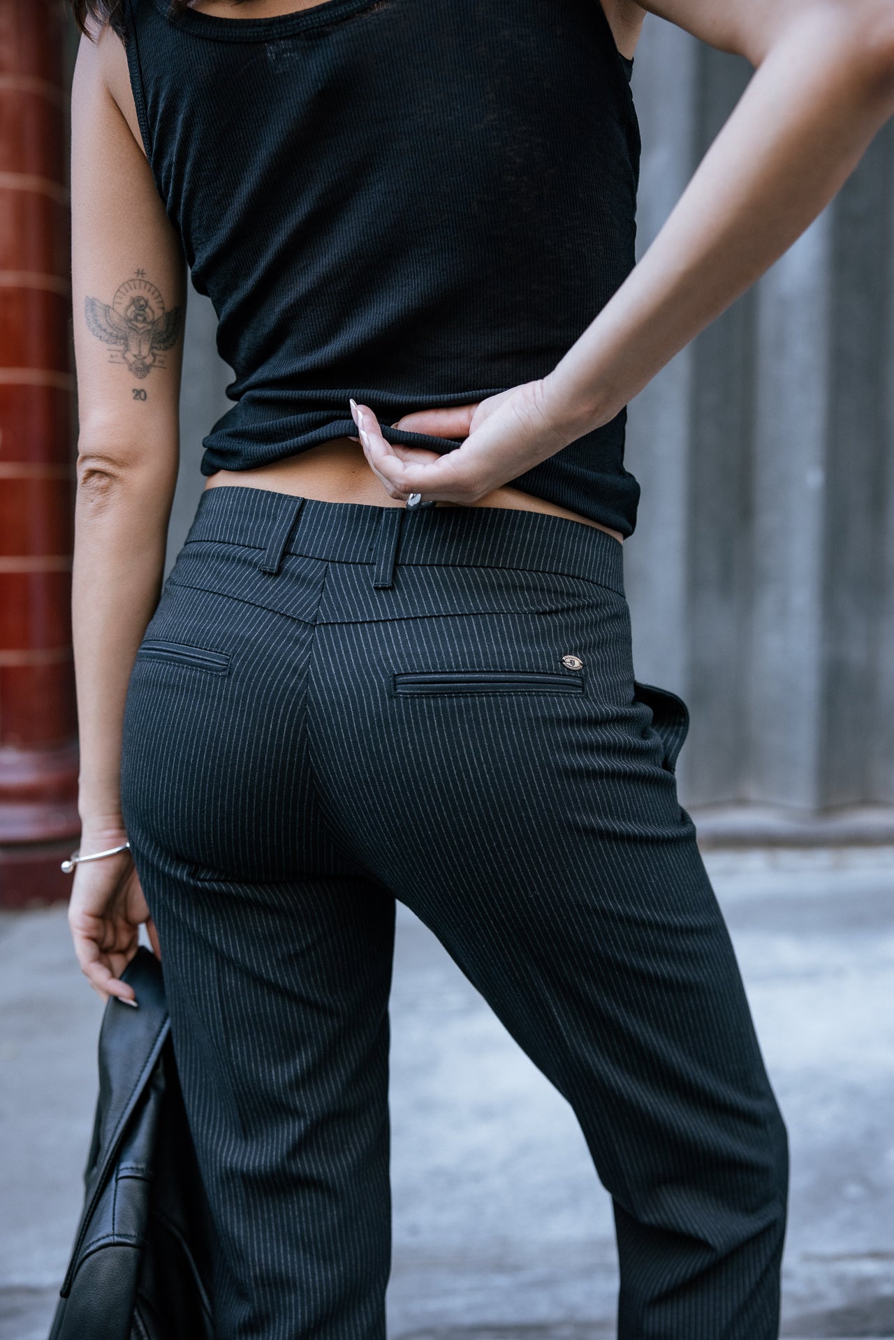 

Slim 7/8 city pants Women Willow Oficina black iris | Freeman T. Porter