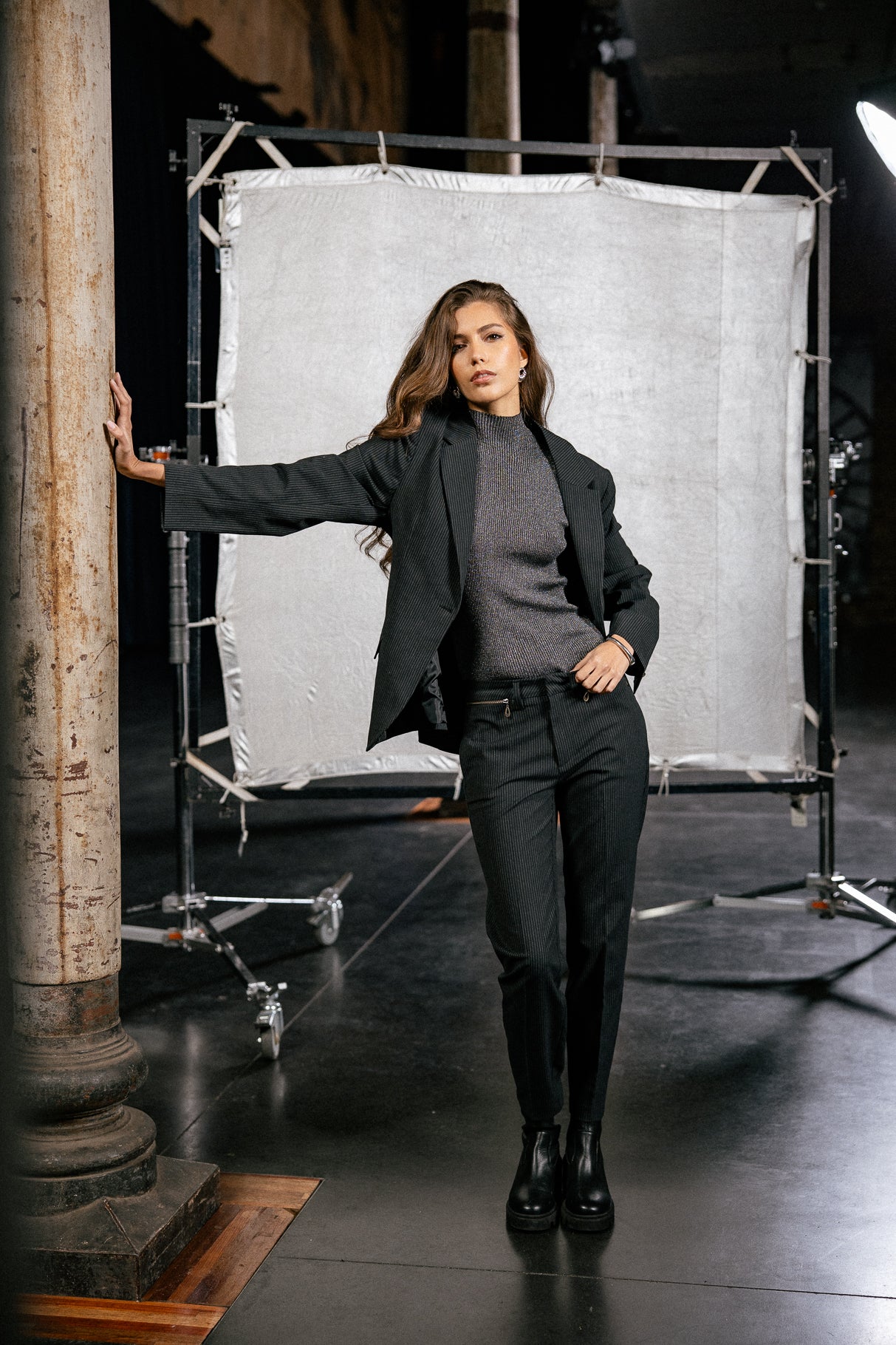 

Pantalon city Femme Willow Oficina black iris | Freeman T. Porter