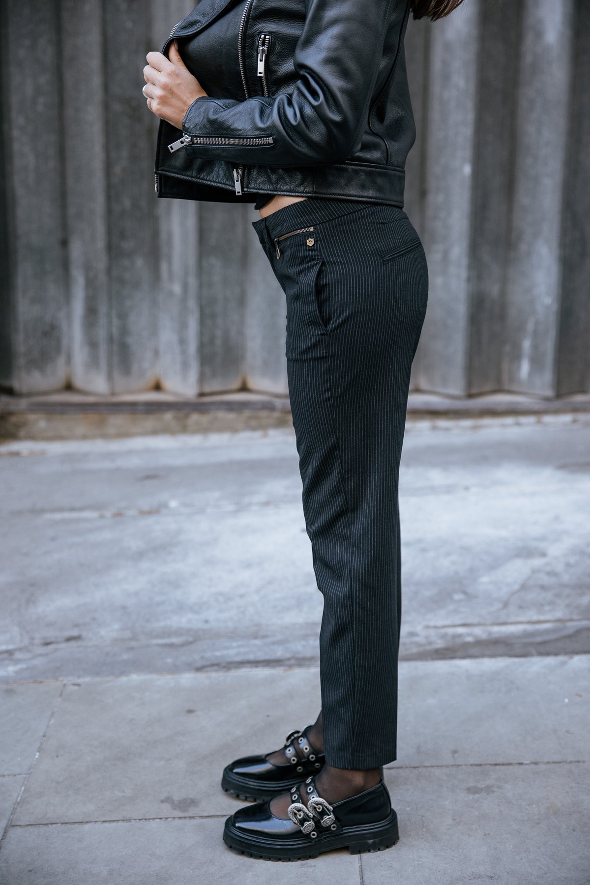 

Slim 7/8 city pants Women Willow Oficina black iris | Freeman T. Porter