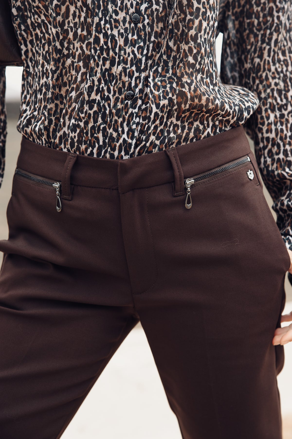 
              

City-Slim-Hose 7/8 Damen Willow Polyneo chocolate torte | Freeman T. Porter
            