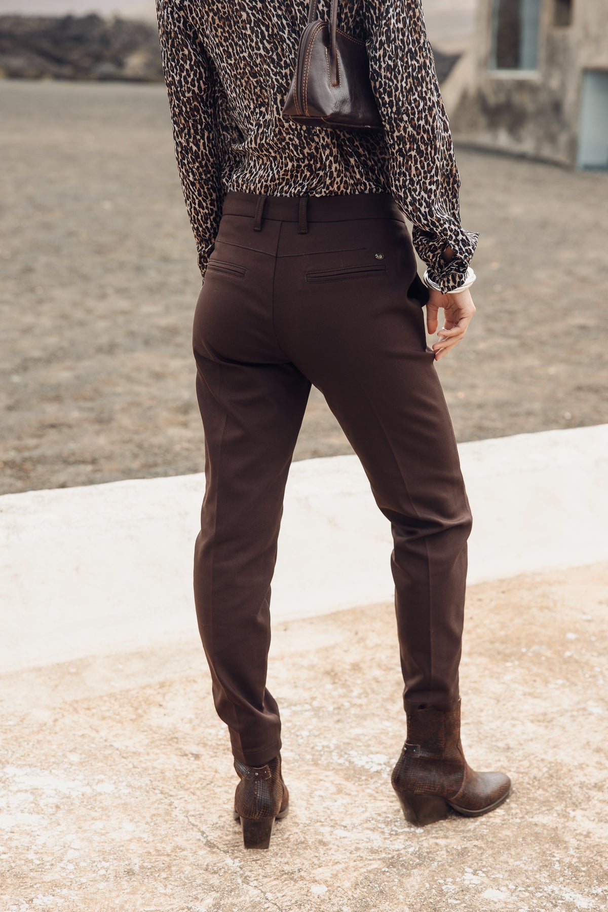 

City-Slim-Hose 7/8 Damen Willow Polyneo chocolate torte | Freeman T. Porter