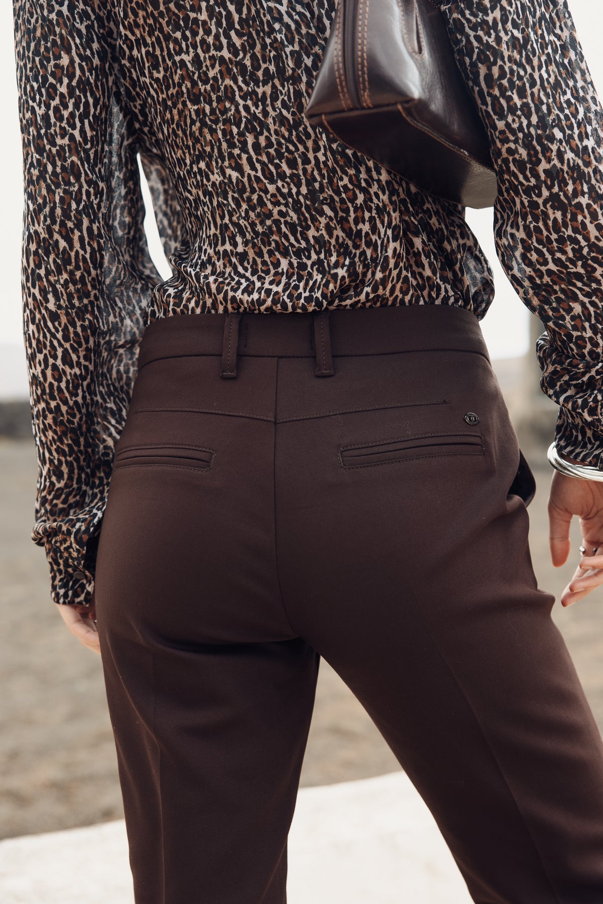 

City-Slim-Hose 7/8 Damen Willow Polyneo chocolate torte | Freeman T. Porter