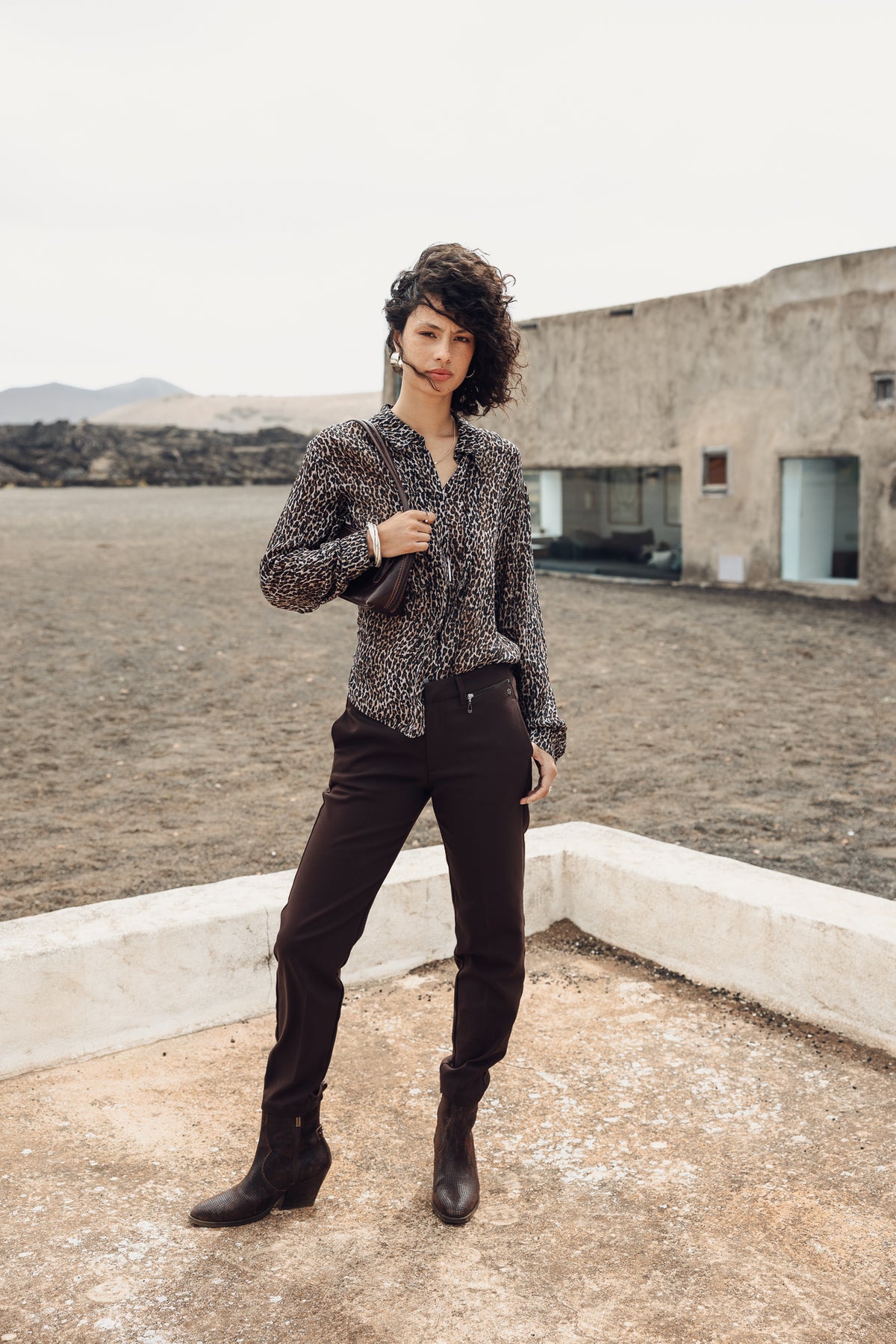 

City-Slim-Hose 7/8 Damen Willow Polyneo chocolate torte | Freeman T. Porter