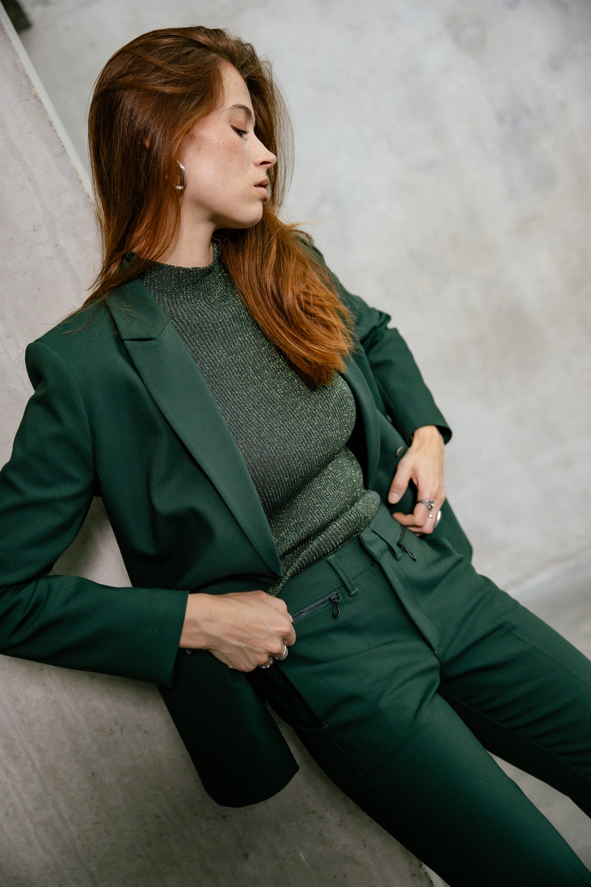 

Pantalon slim Woman Willow Polyneo green gables | Freeman T. Porter