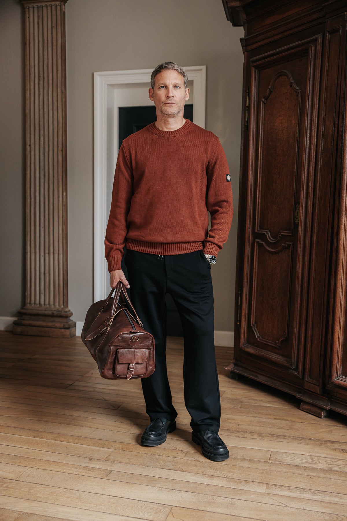 

Pantalon relax Homme Sawyer Comfy black | Freeman T. Porter