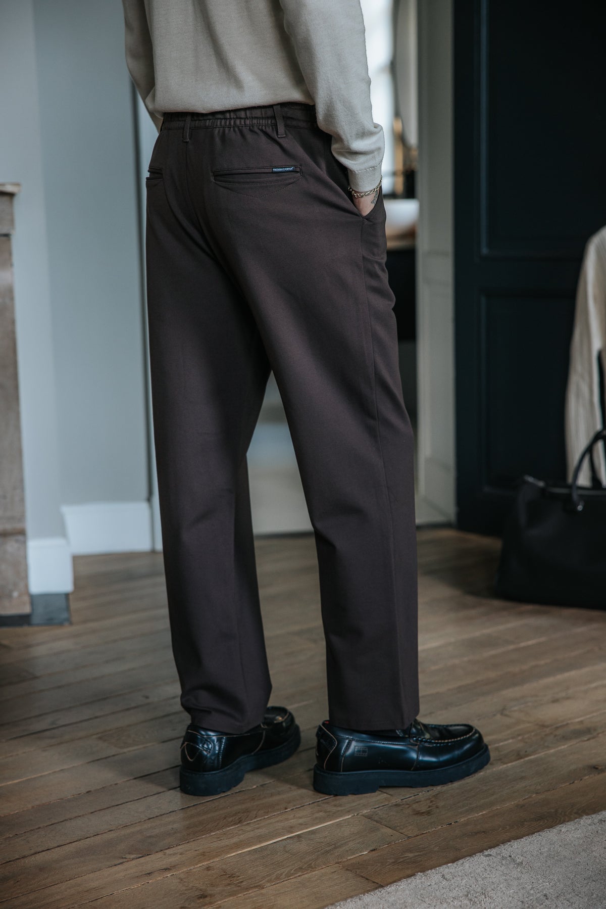 

Pantalon relax Homme Sawyer Comfy chocolate torte | Freeman T. Porter