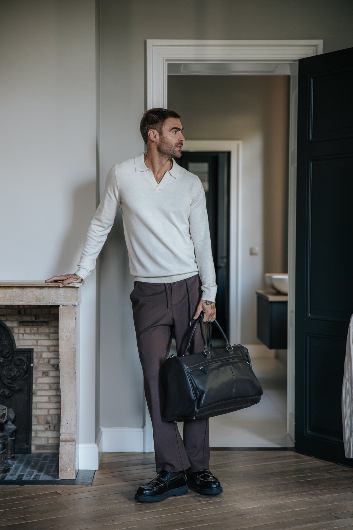 

Pantalon relax Homme Sawyer Comfy chocolate torte | Freeman T. Porter