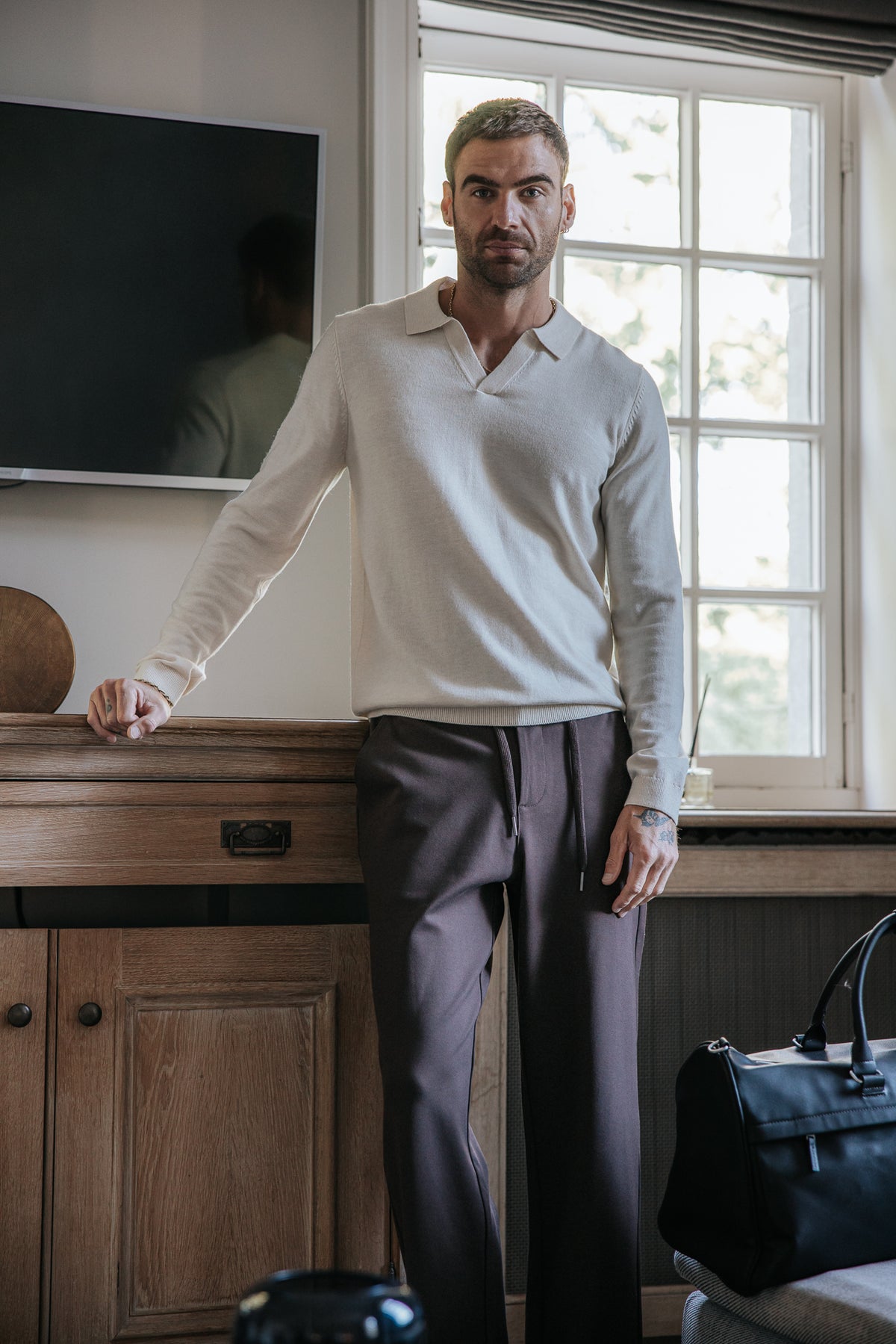 

Pantalon relax Homme Sawyer Comfy chocolate torte | Freeman T. Porter