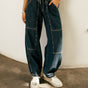 

Denims barrel fluide clouté  Femme Petra molove dark | Freeman T. Porter