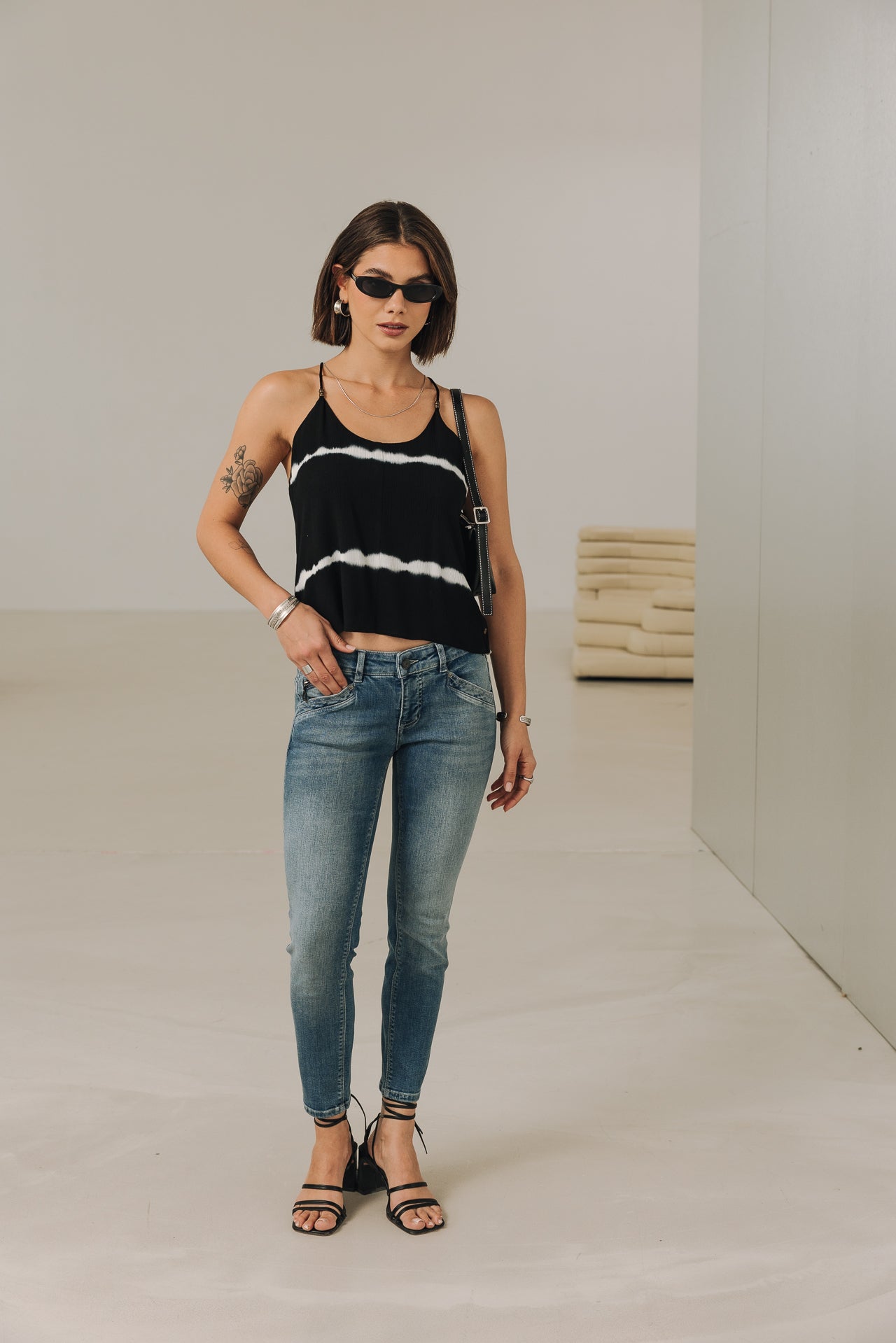 

Jeans slim 7/8 Femme Kaylee cropped brenesia | Freeman T. Porter