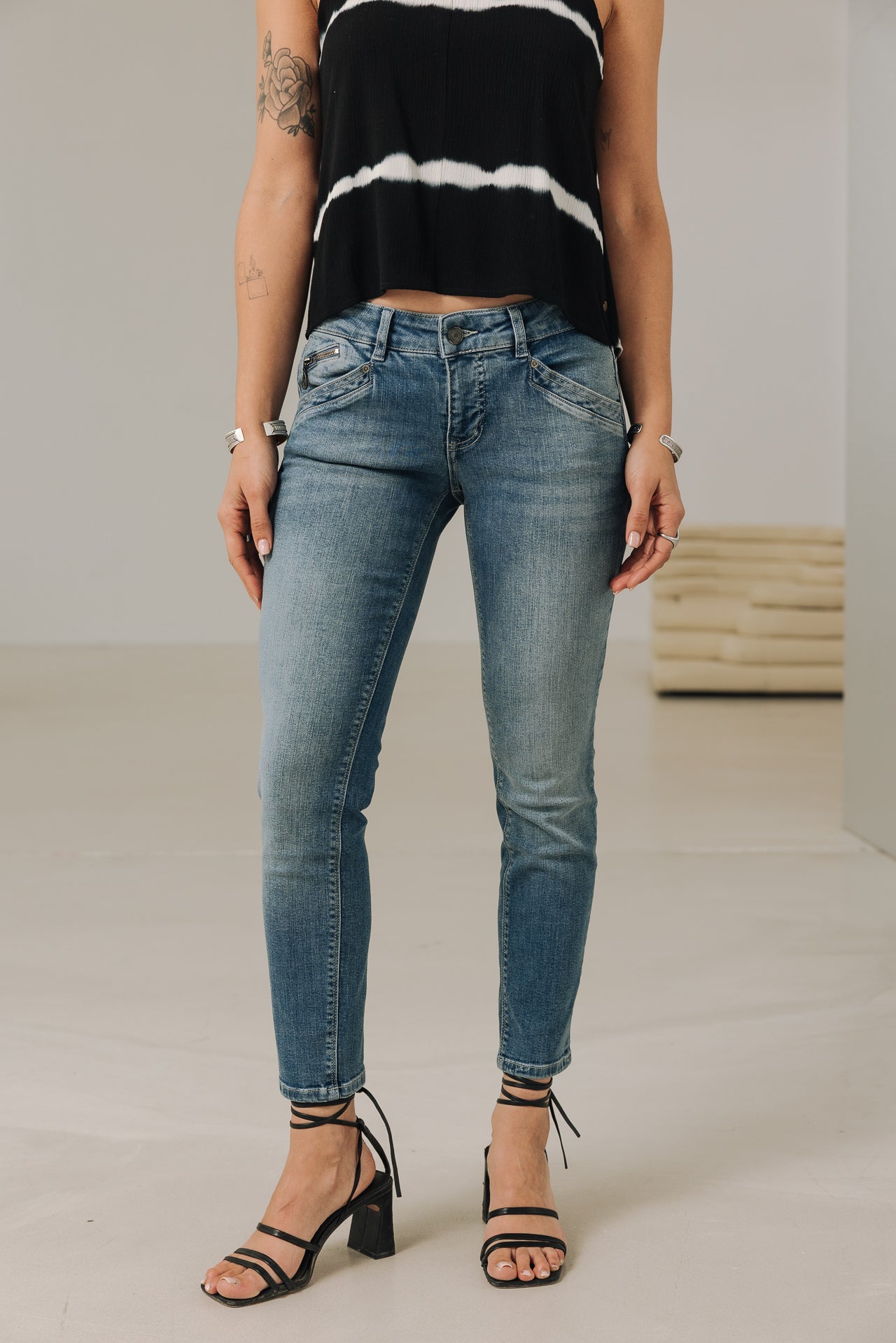 

Jeans slim 7/8 Femme Kaylee cropped brenesia | Freeman T. Porter