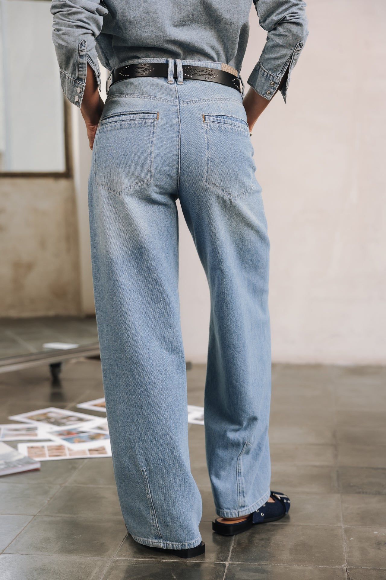 

Vaqueros pierna globo Mujer Nettie Denim maori | Freeman T. Porter