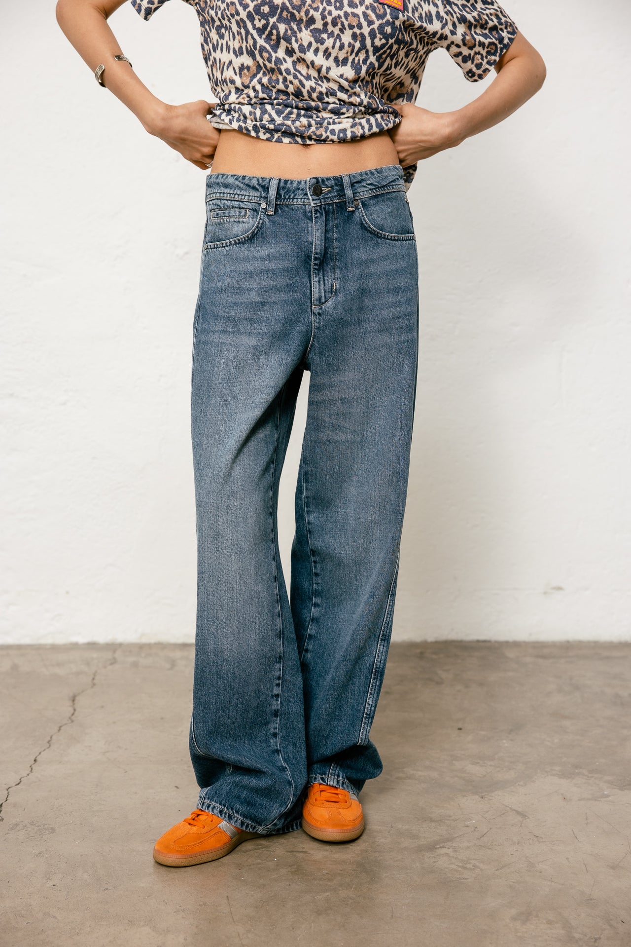 

Barrel jeans Women Nettie Denim molove med | Freeman T. Porter