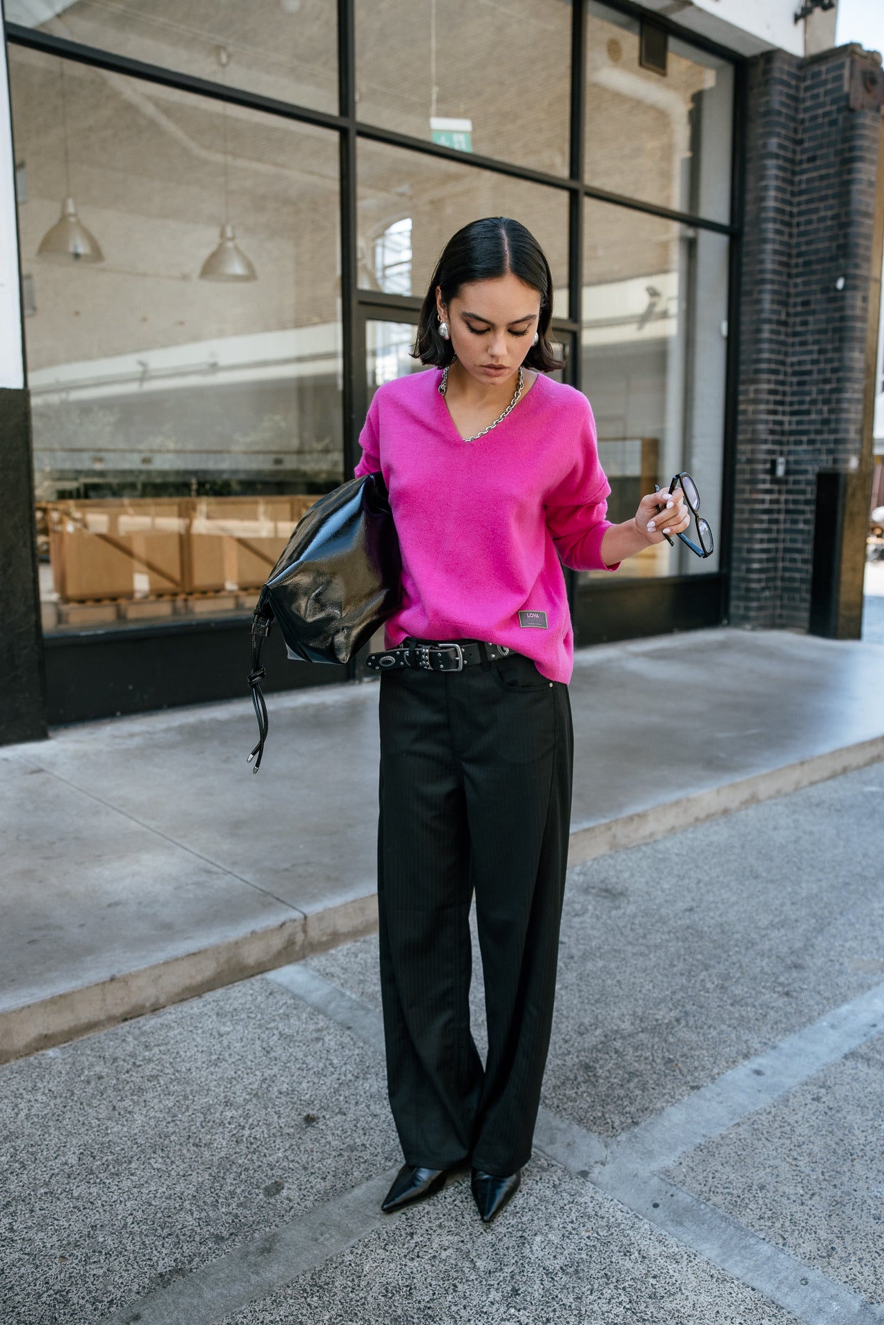 

Barrel trousers Women Nettie Crown black | Freeman T. Porter