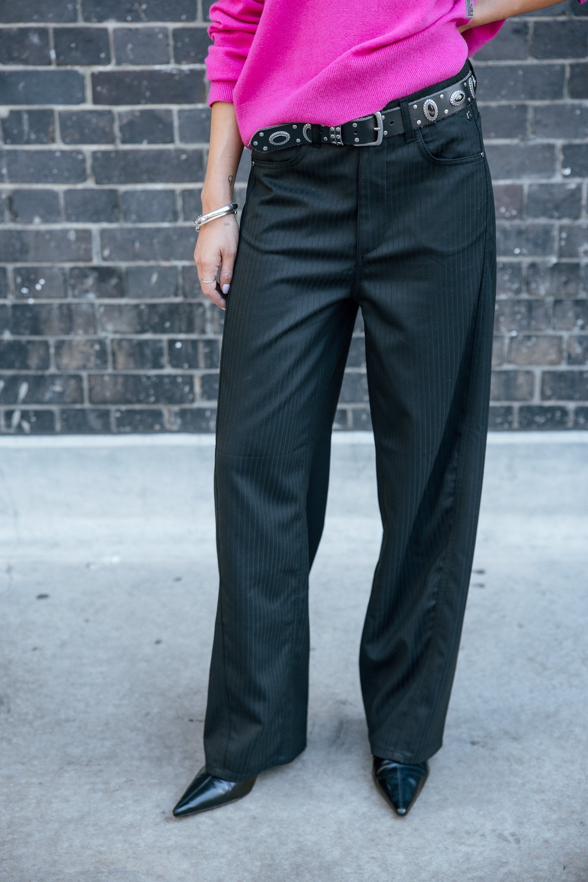 

Barrel trousers Women Nettie Crown black | Freeman T. Porter
