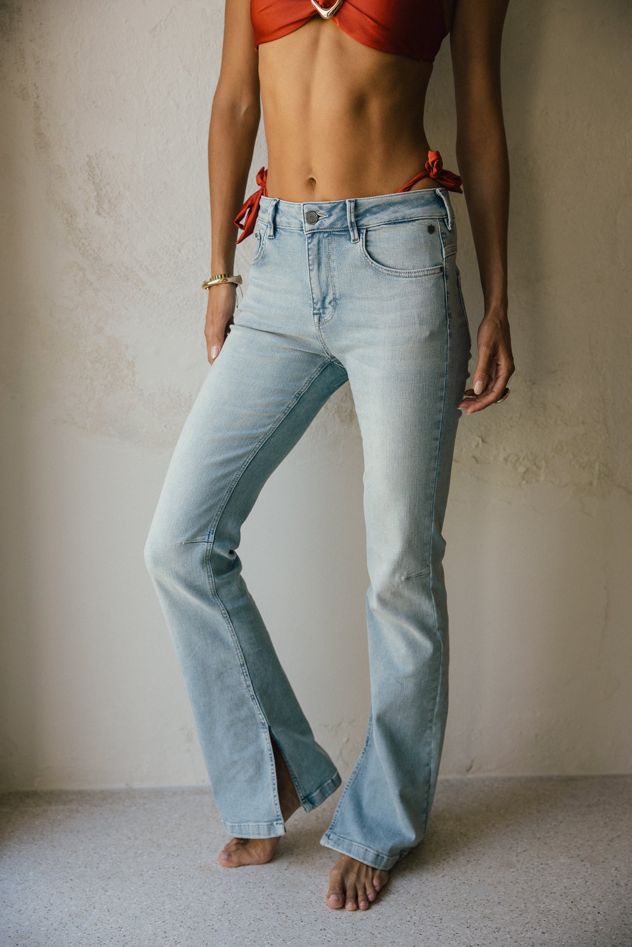 

Jeans bootcut super stretch Femme Karolina beyond | Freeman T. Porter