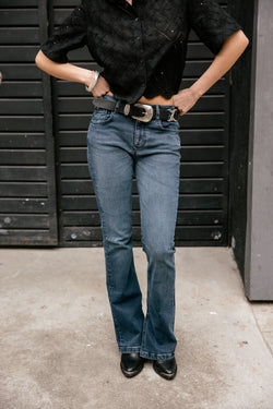 

Jeans bootcut Femme Karolina sirena | Freeman T. Porter